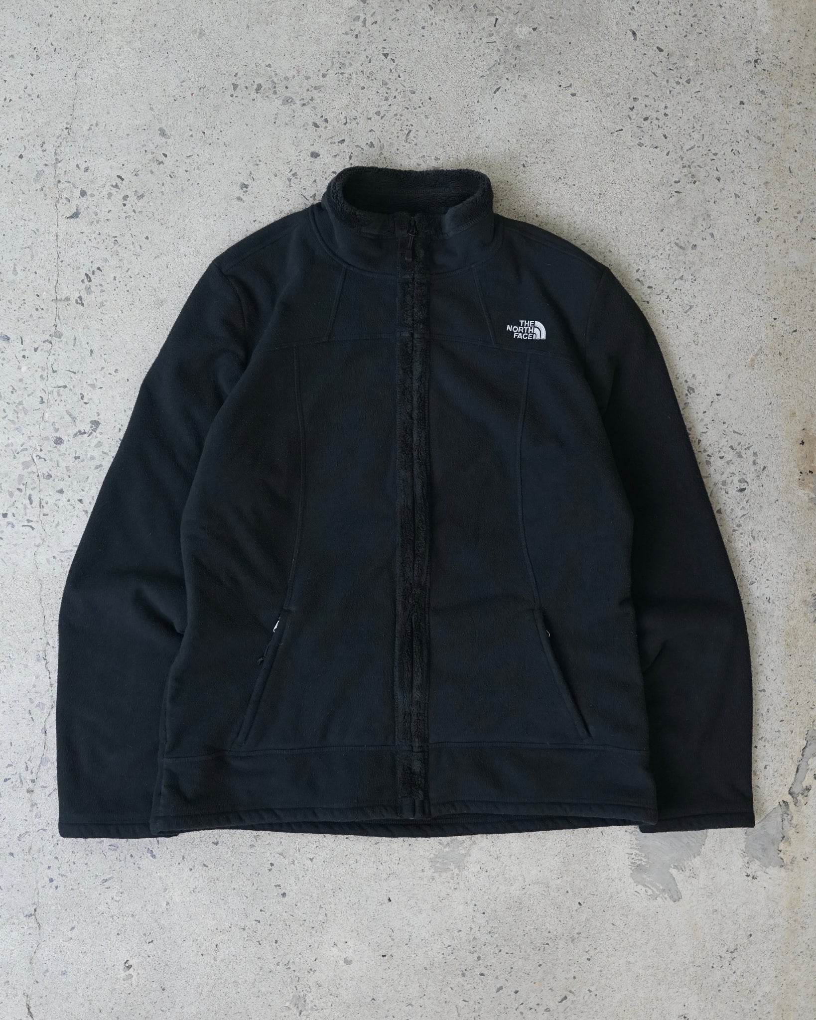 the north face zip-up fleece