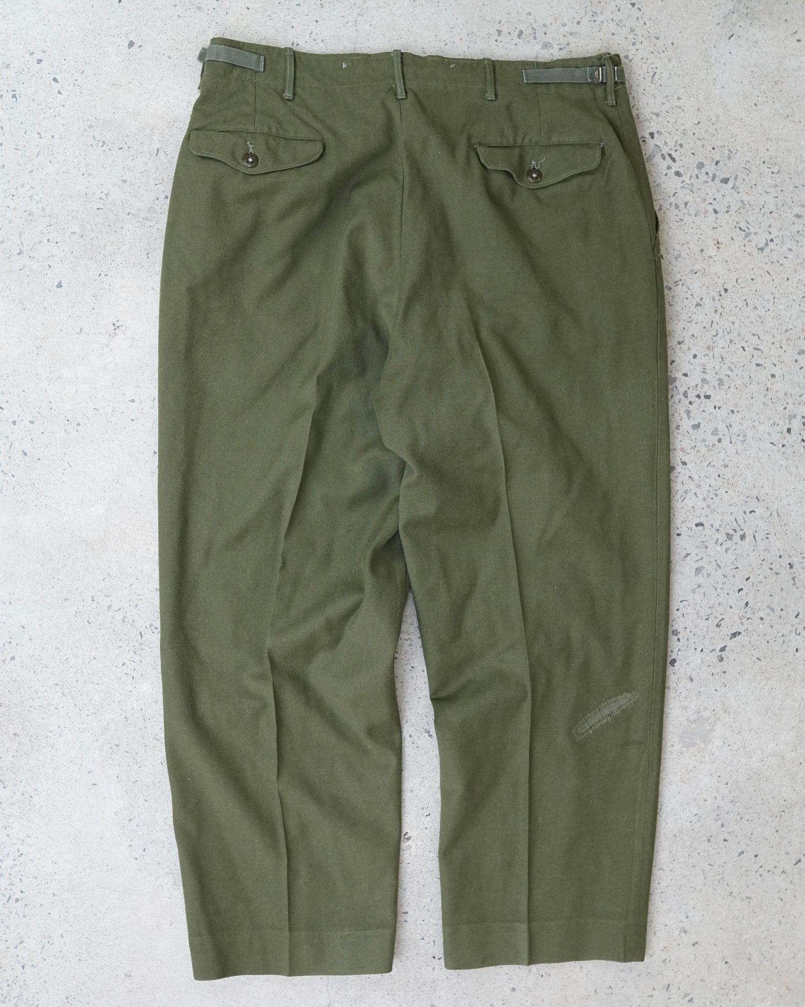 m-1951 wool military trousers - 37x30