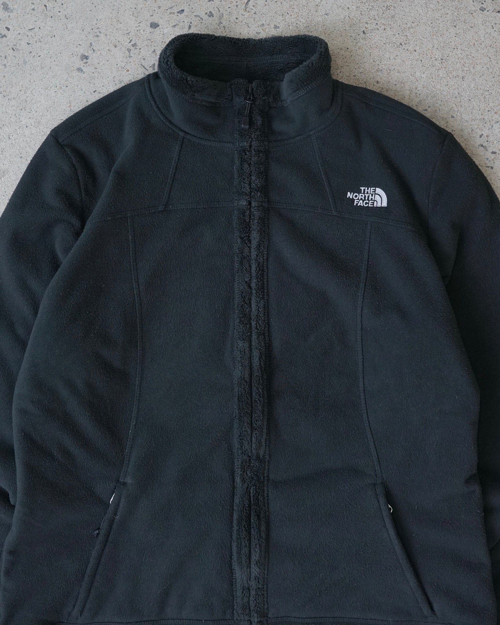 the north face zip-up fleece