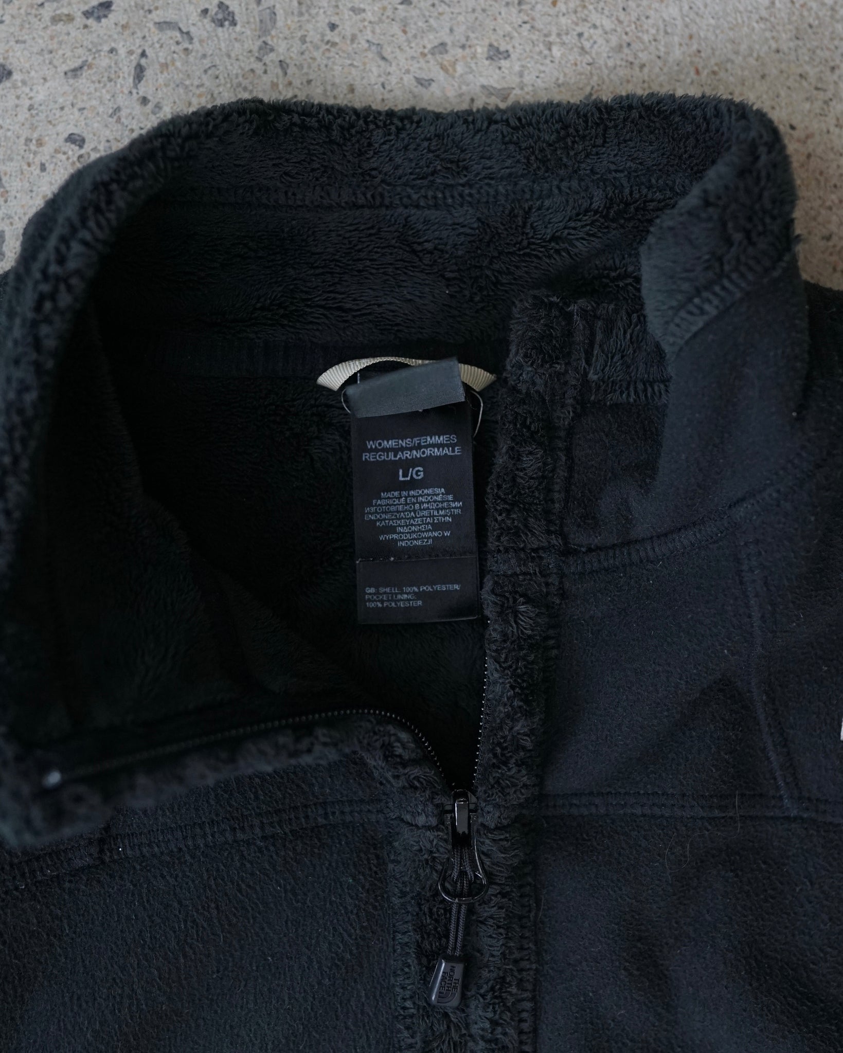 the north face zip-up fleece