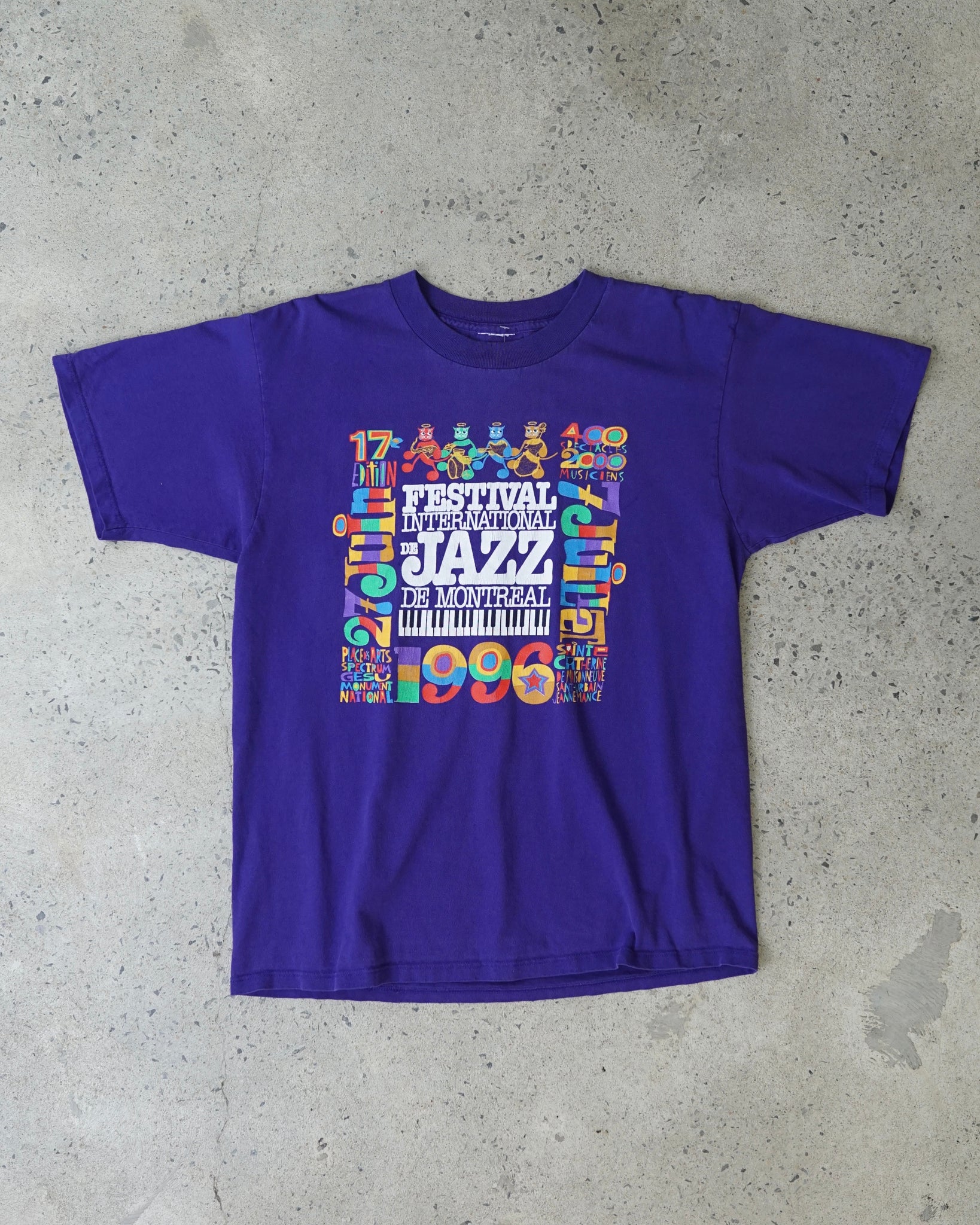 festival de jazz de montreal 1996 t-shirt