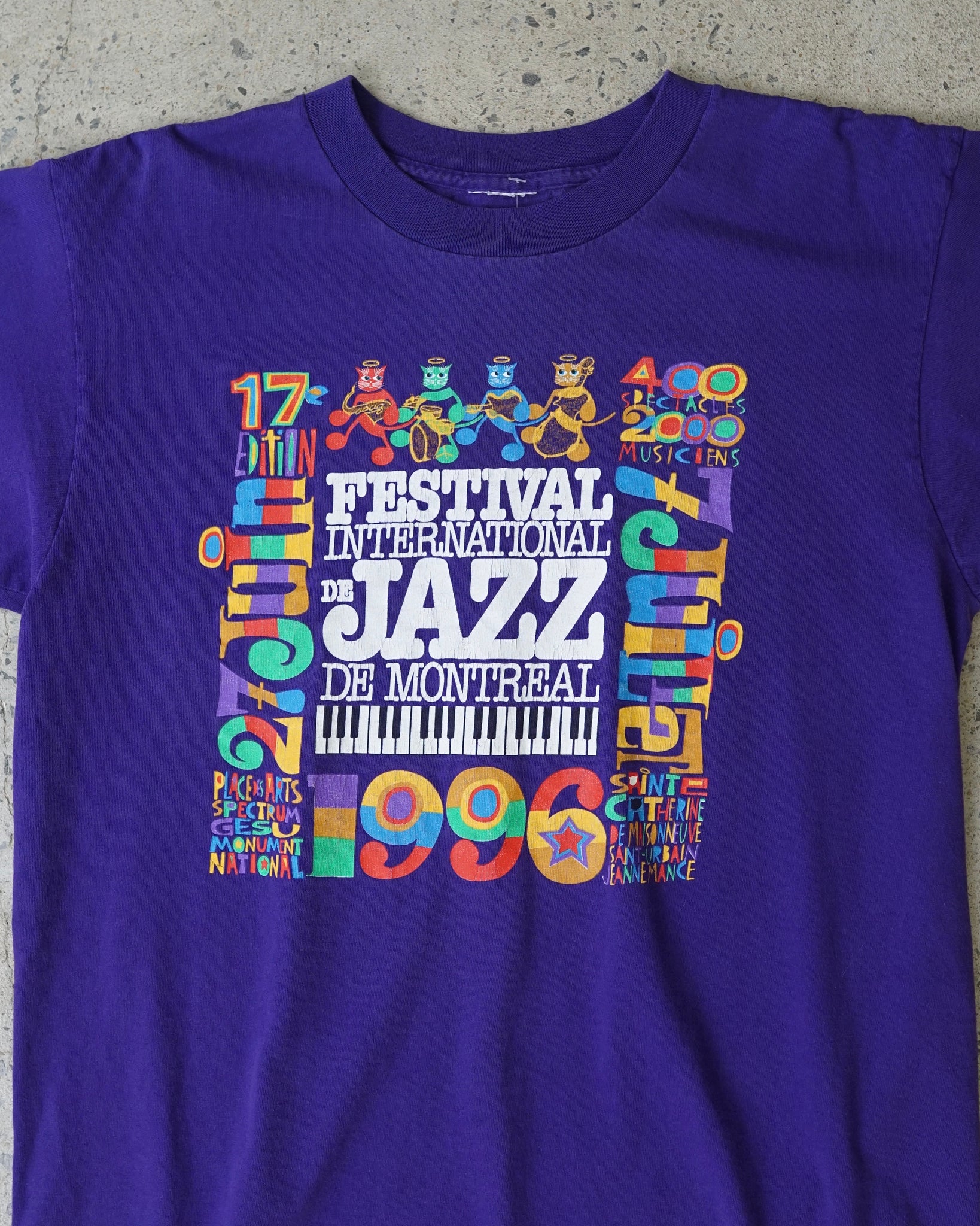 festival de jazz de montreal 1996 t-shirt