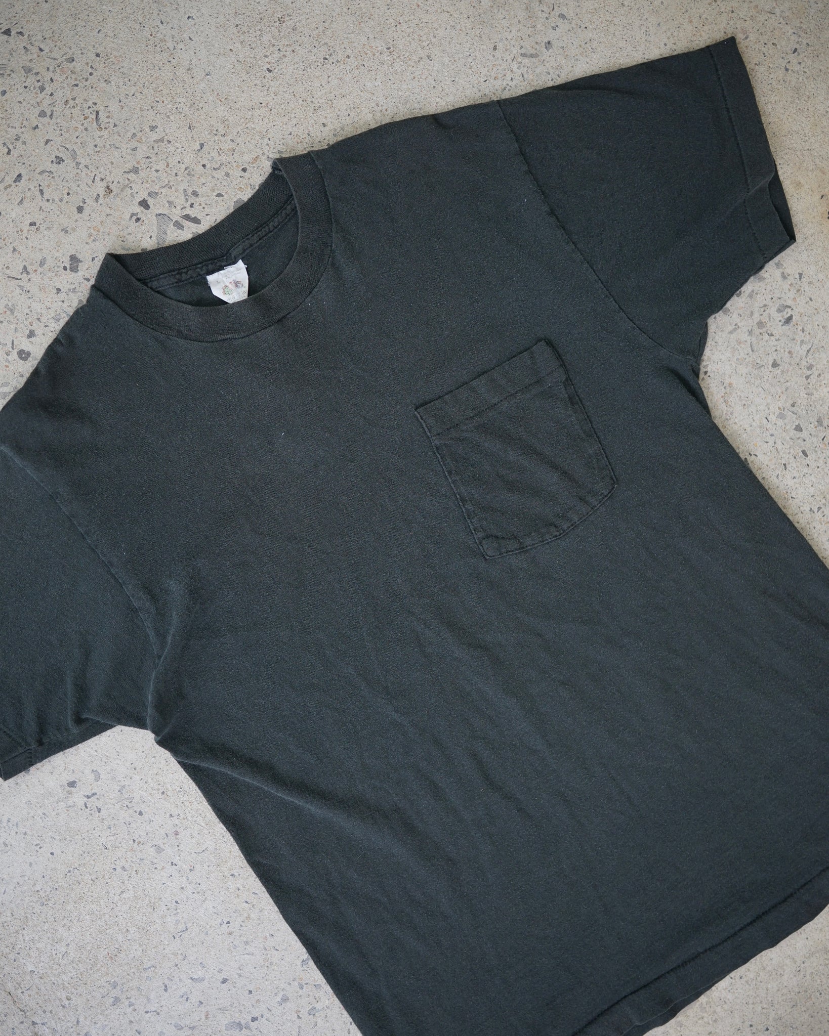 vintage blank pocket-t t-shirt