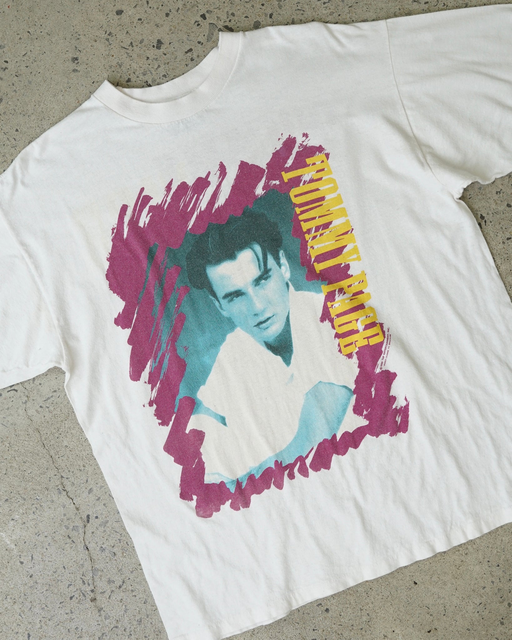 Tommy Page 1990 Music Band T-shirt