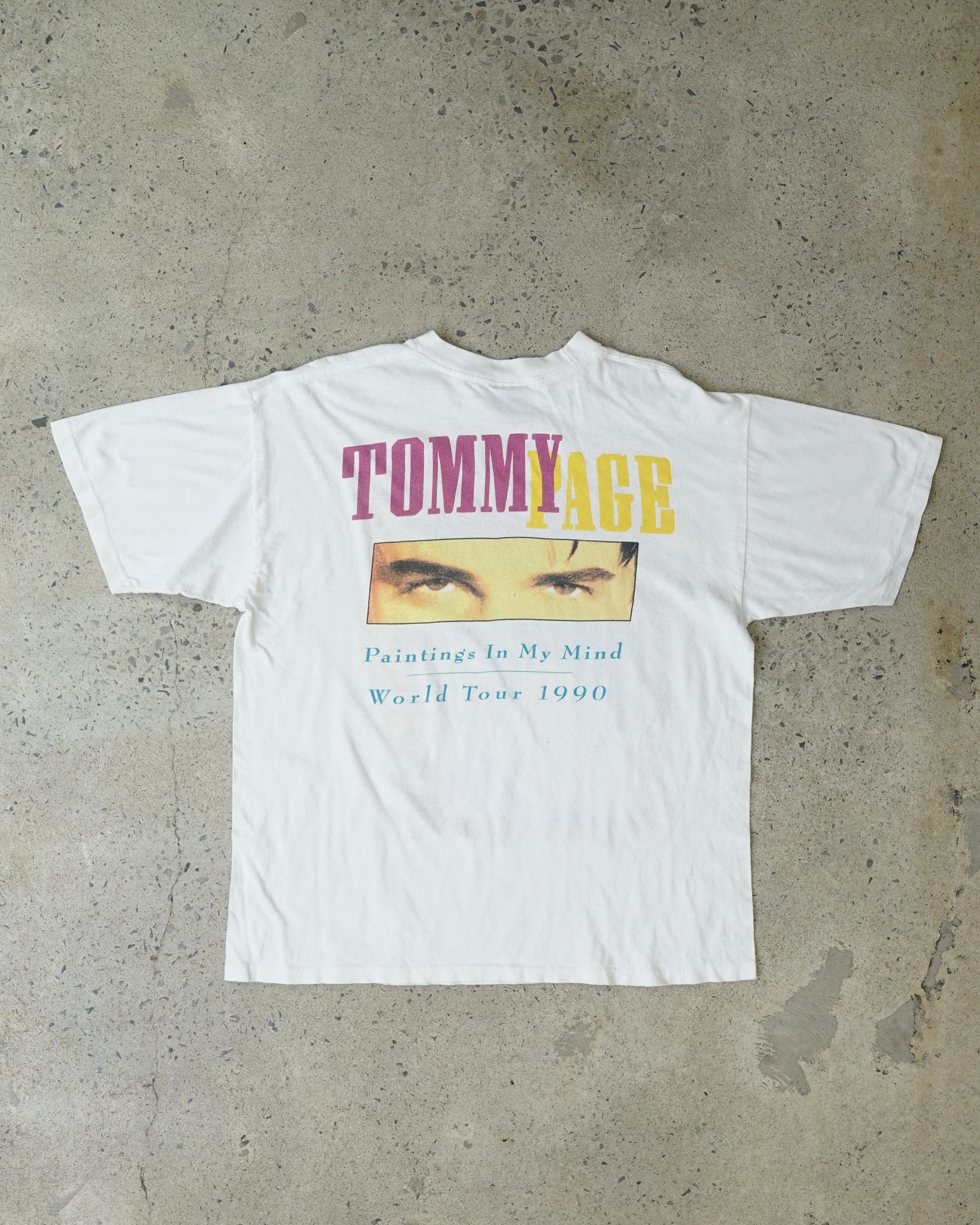 Tommy Page 1990 Music Band T-shirt