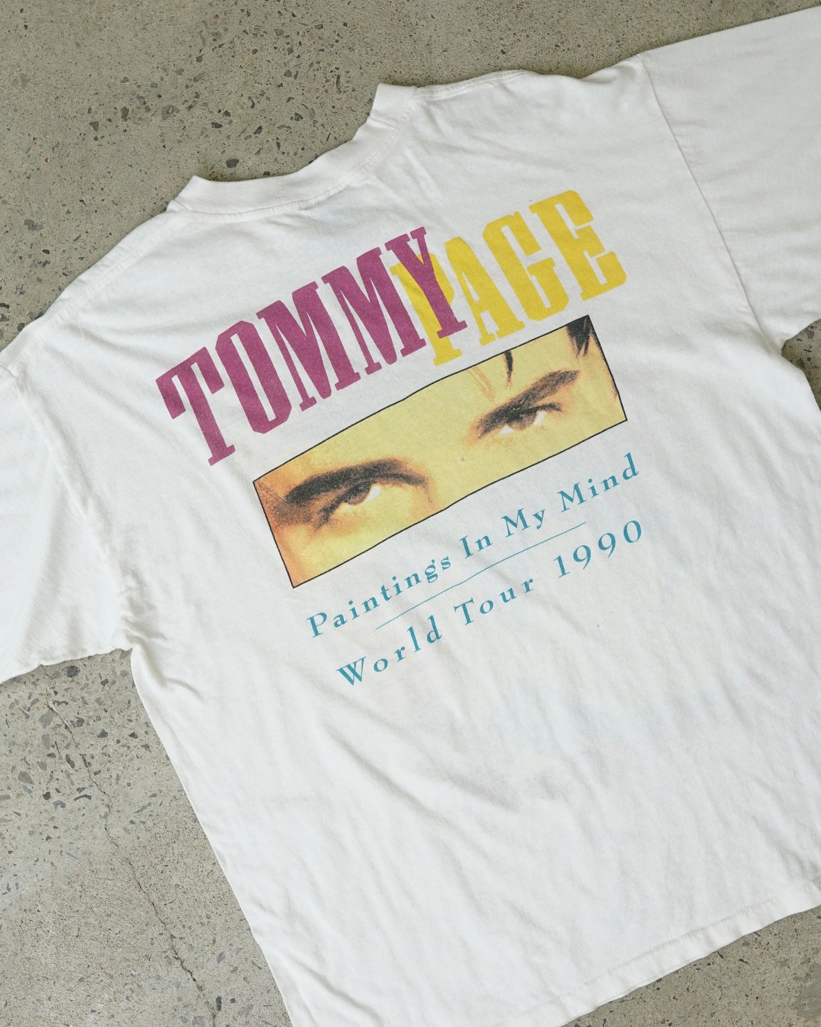 Tommy Page 1990 Music Band T-shirt