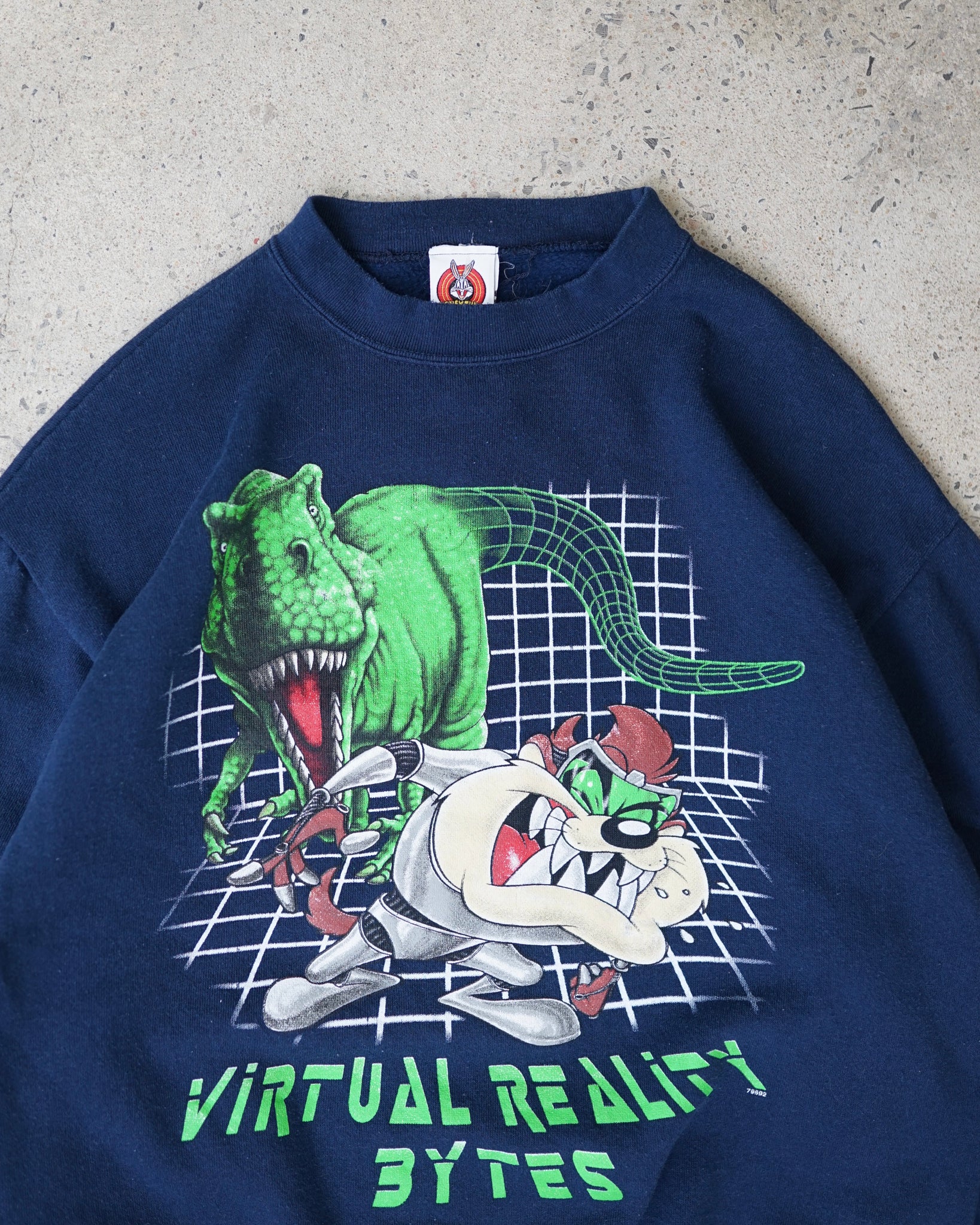 taz virtual reality bytes crewneck