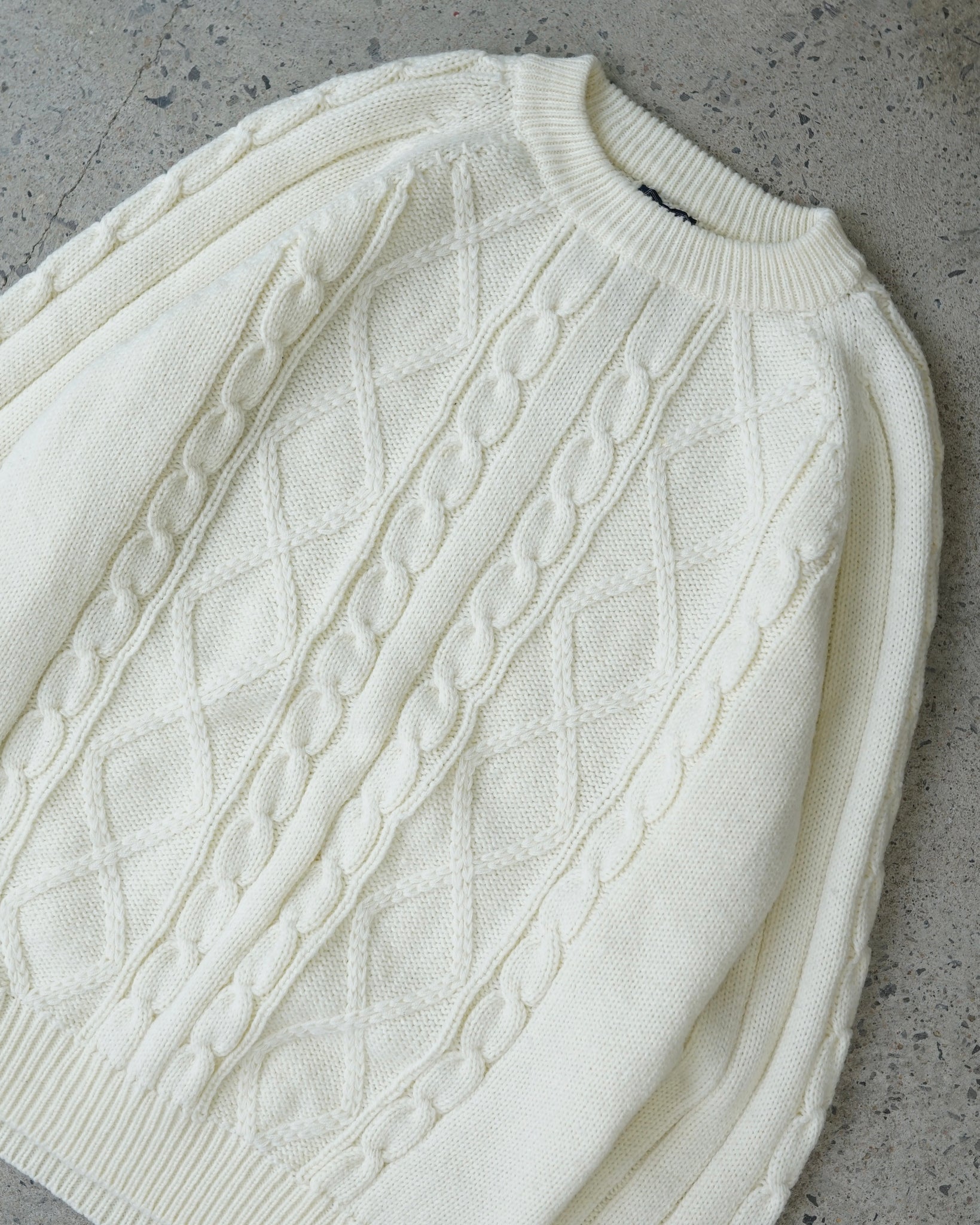 sigallo cable knit sweater