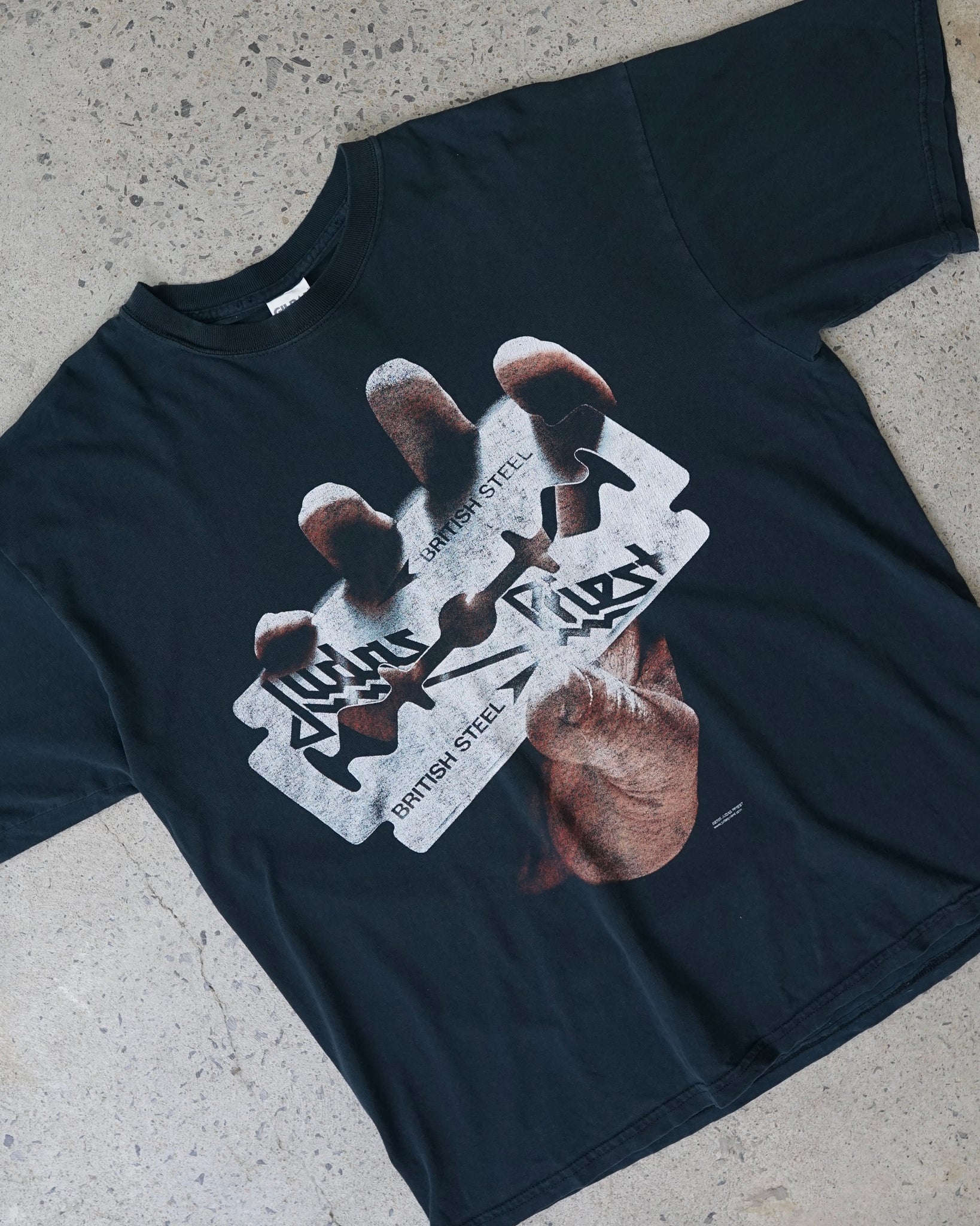 judas priest british steel 2005 tour band t-shirt