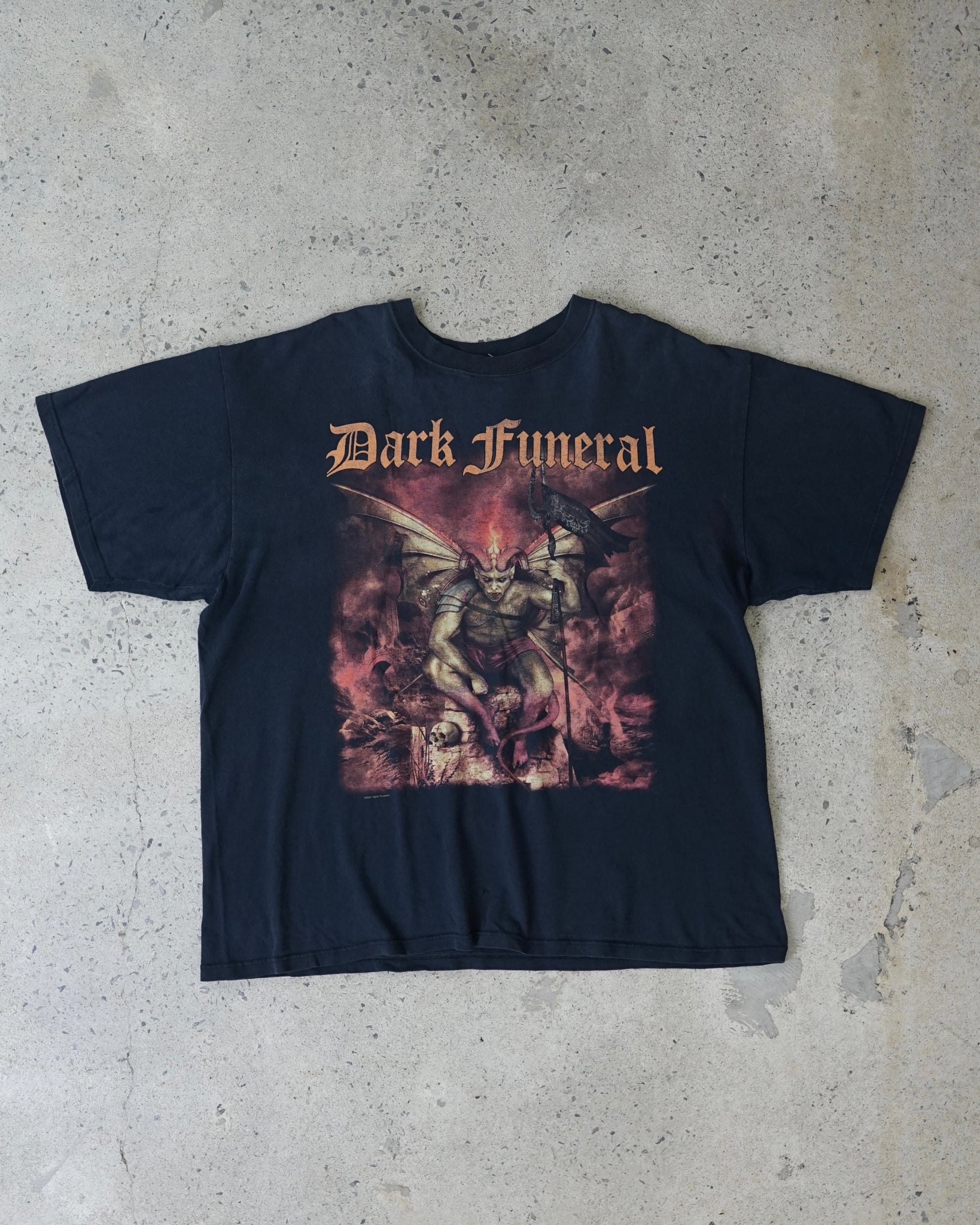 dark funeral tour metal band t-shirt