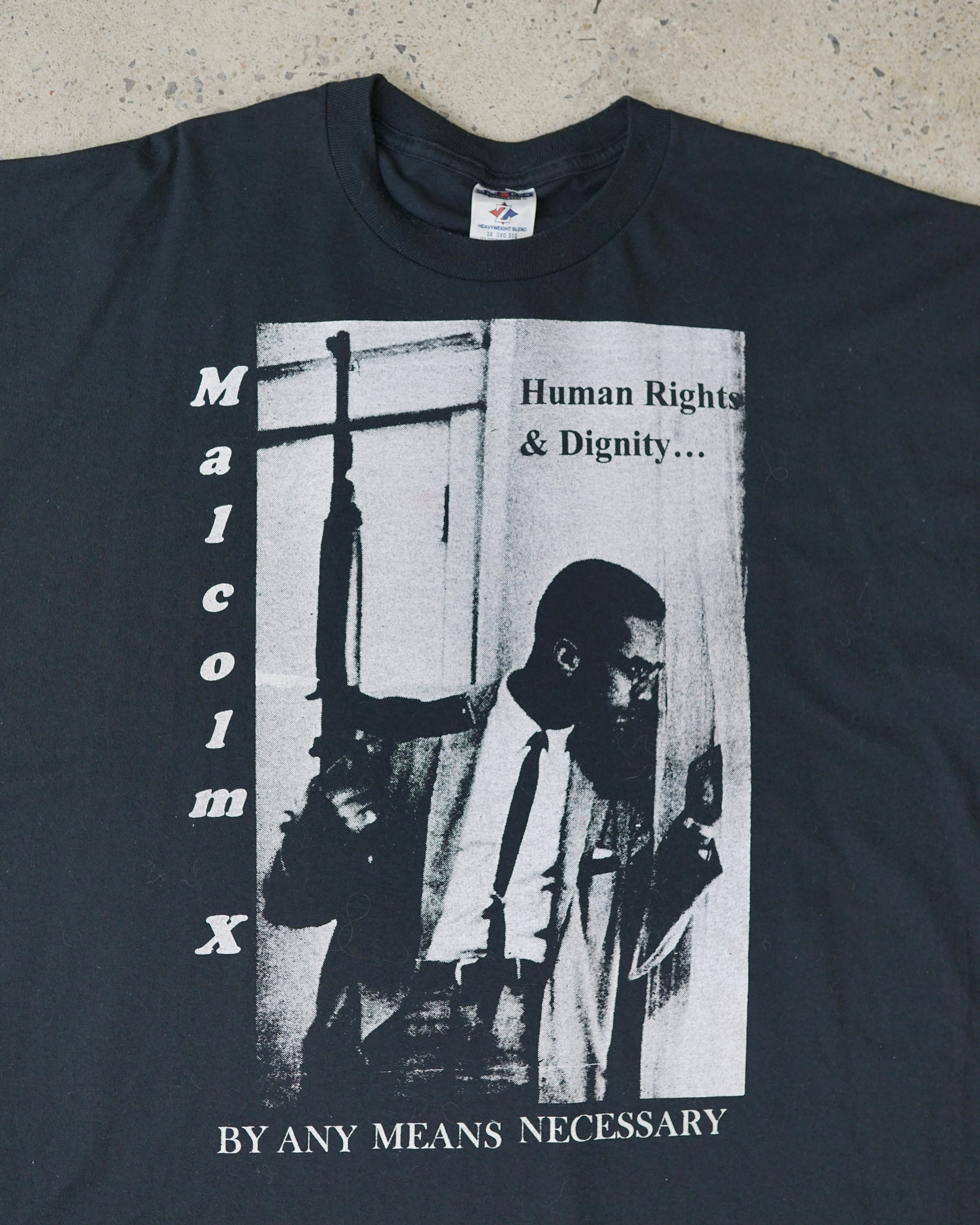 malcolm x t-shirt - 3XL