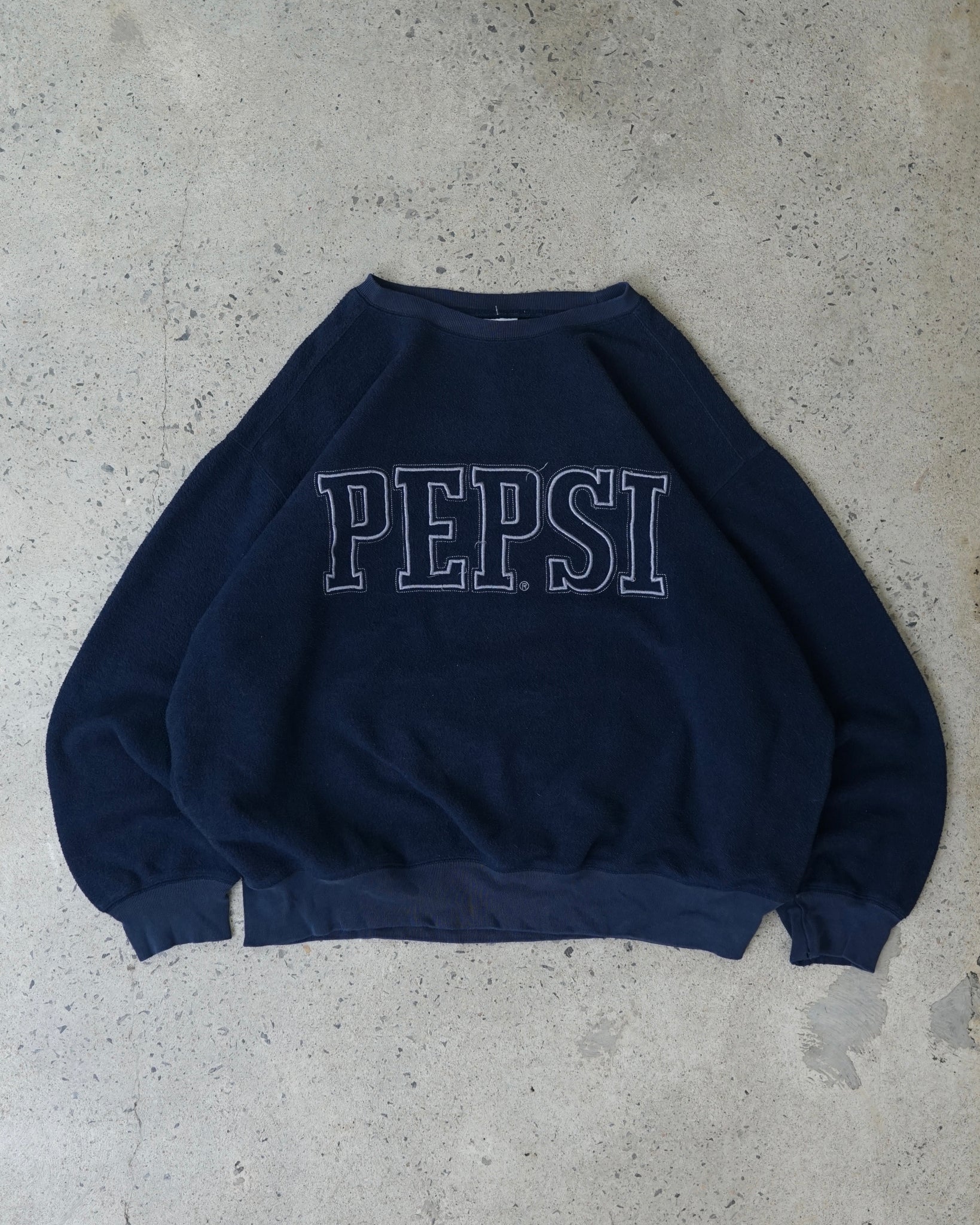 pepsi fleece crewneck