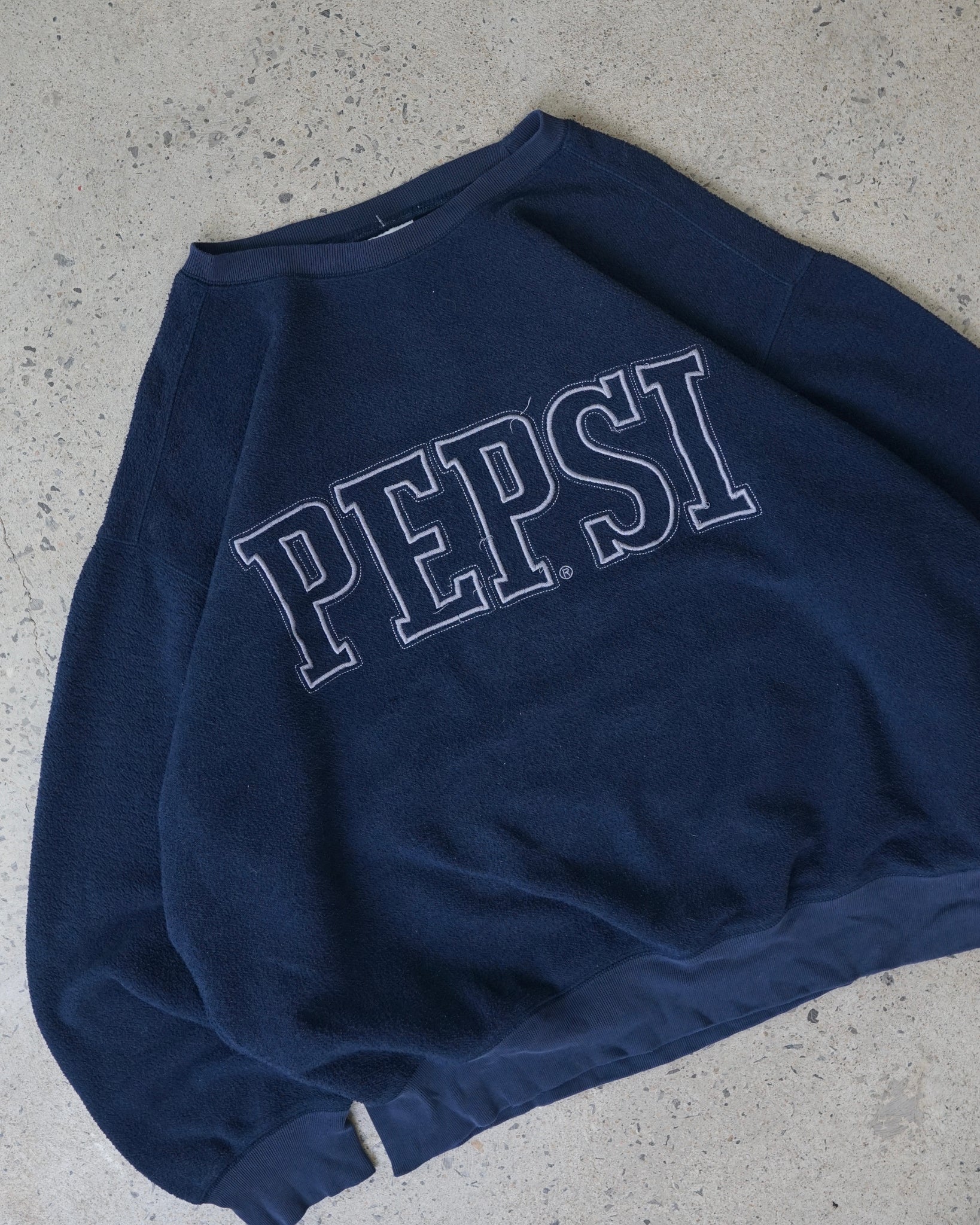 pepsi fleece crewneck