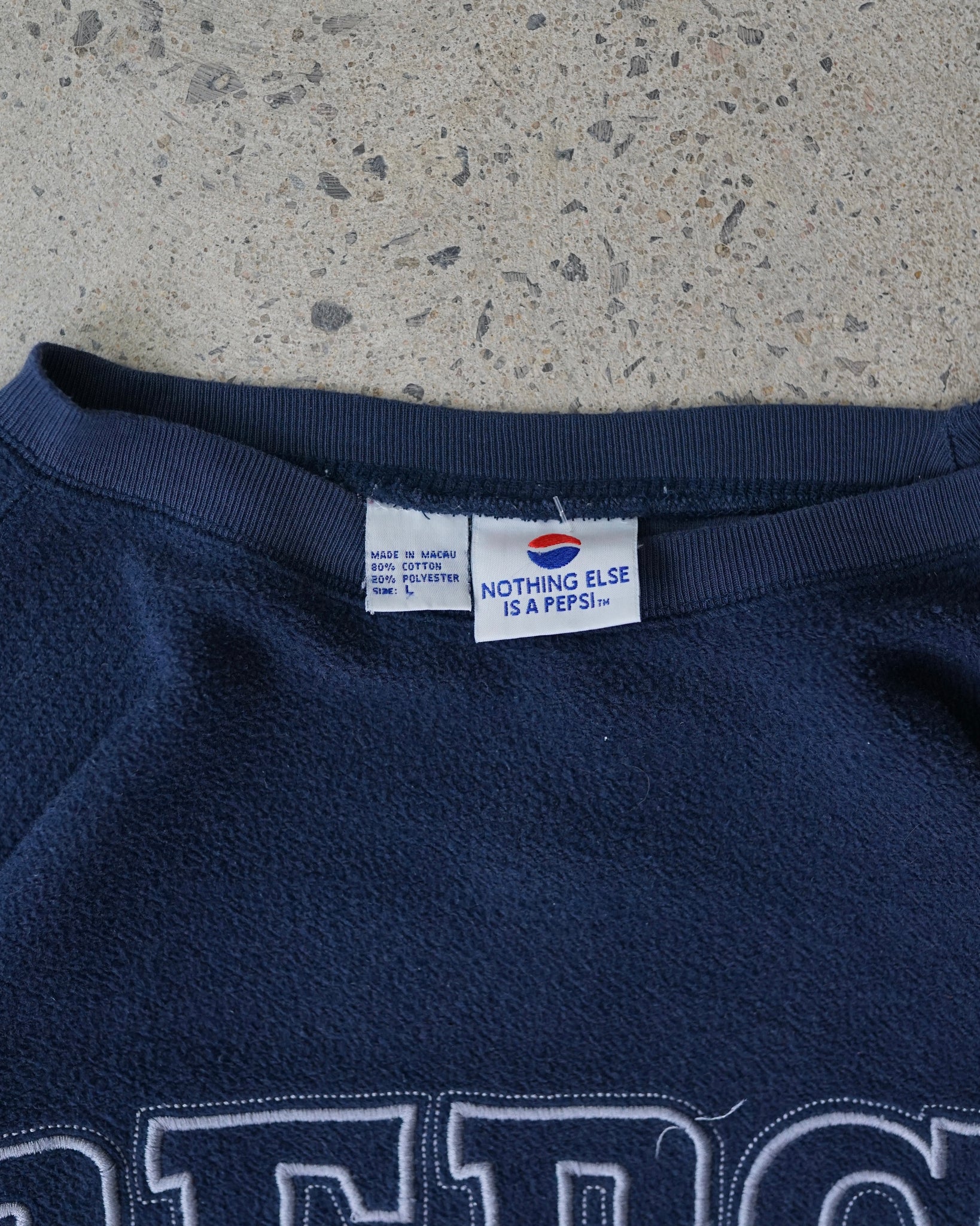 pepsi fleece crewneck