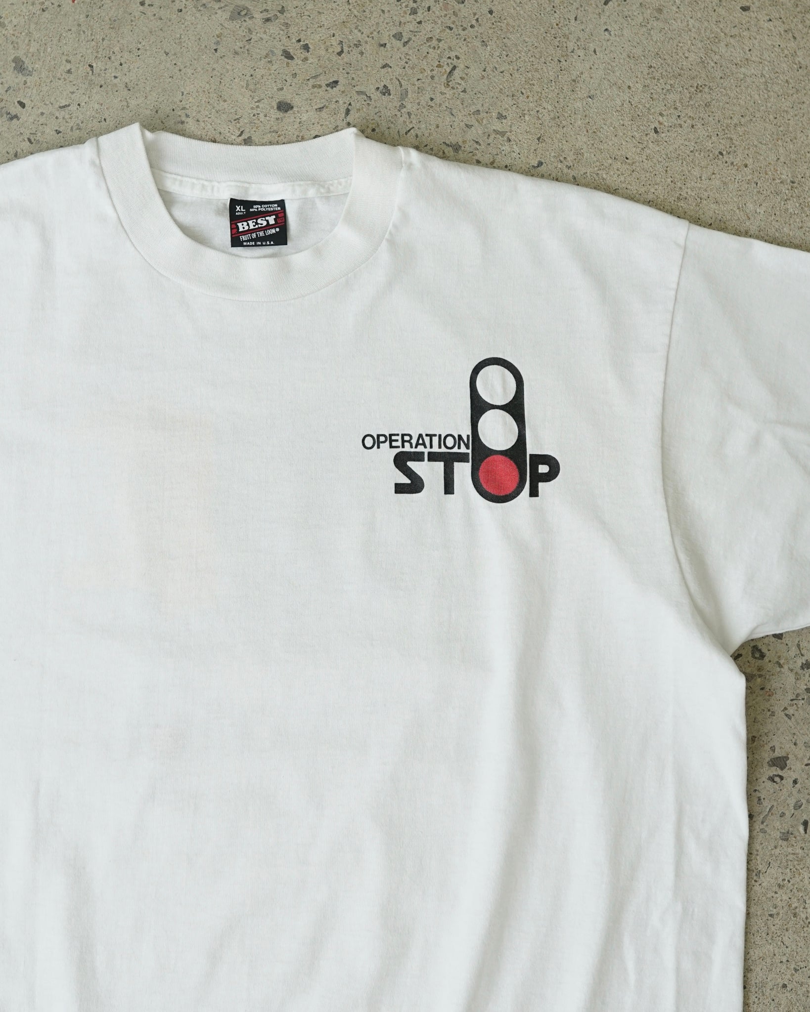 operation stop alcohol t-shirt