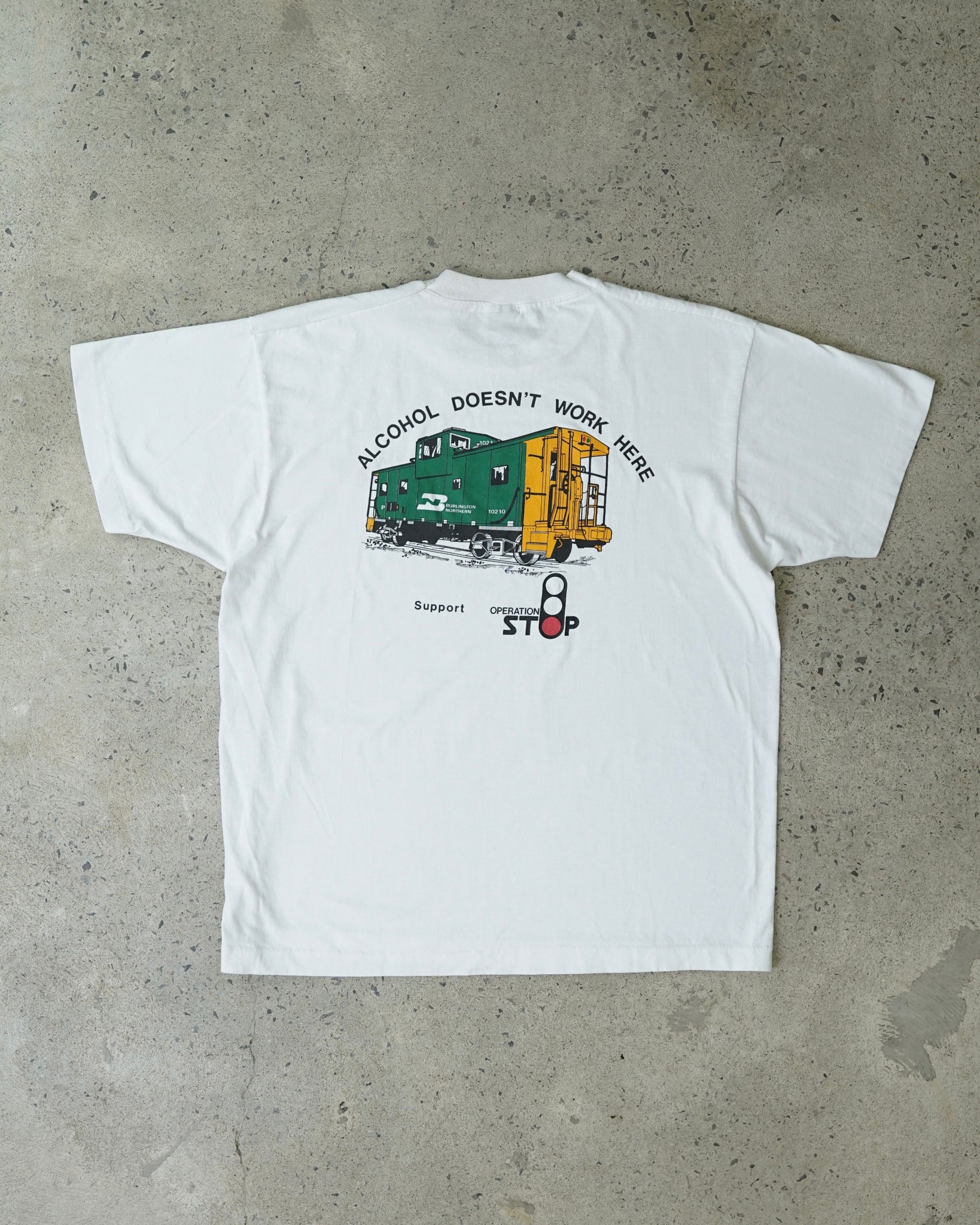 operation stop alcohol t-shirt