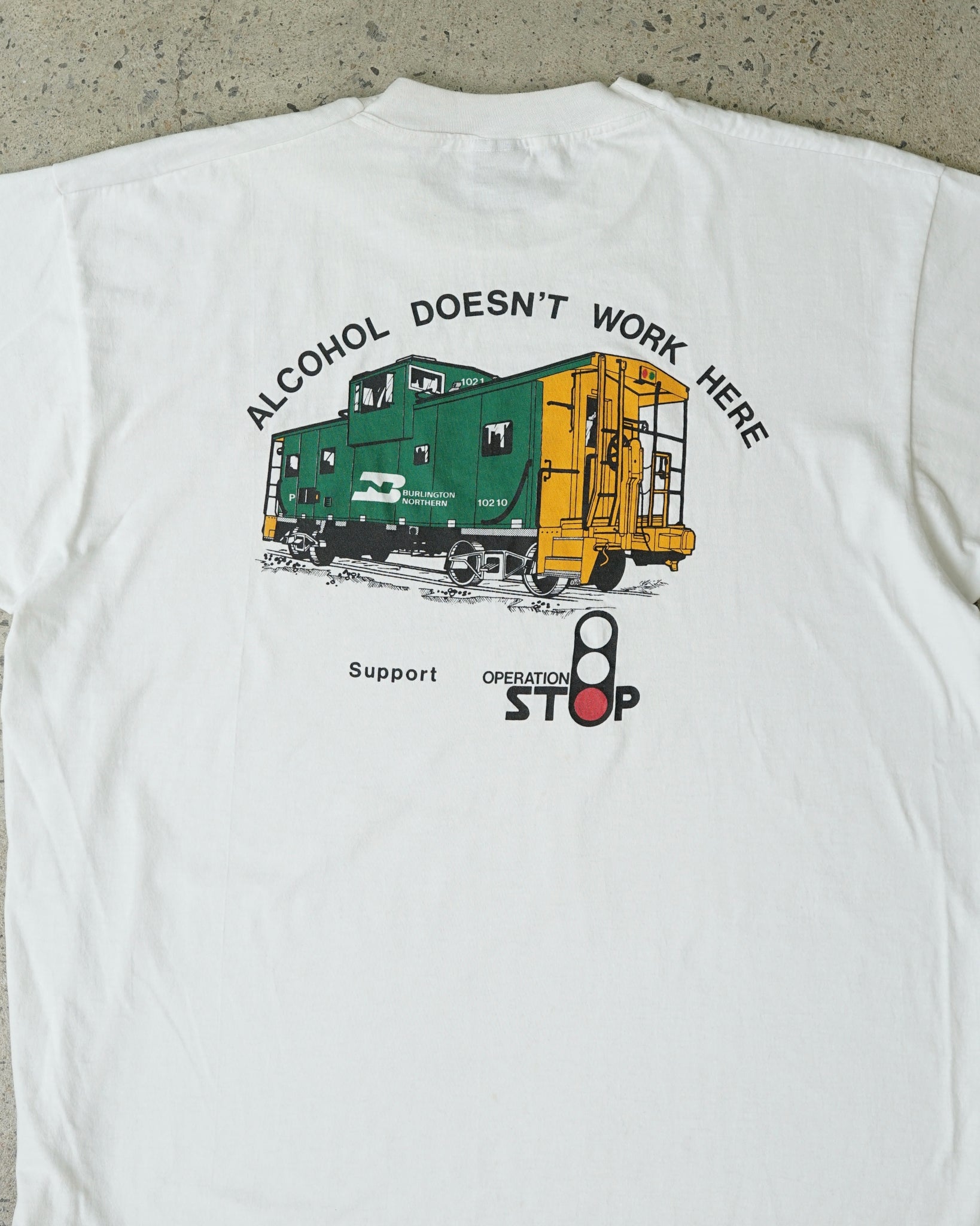 operation stop alcohol t-shirt
