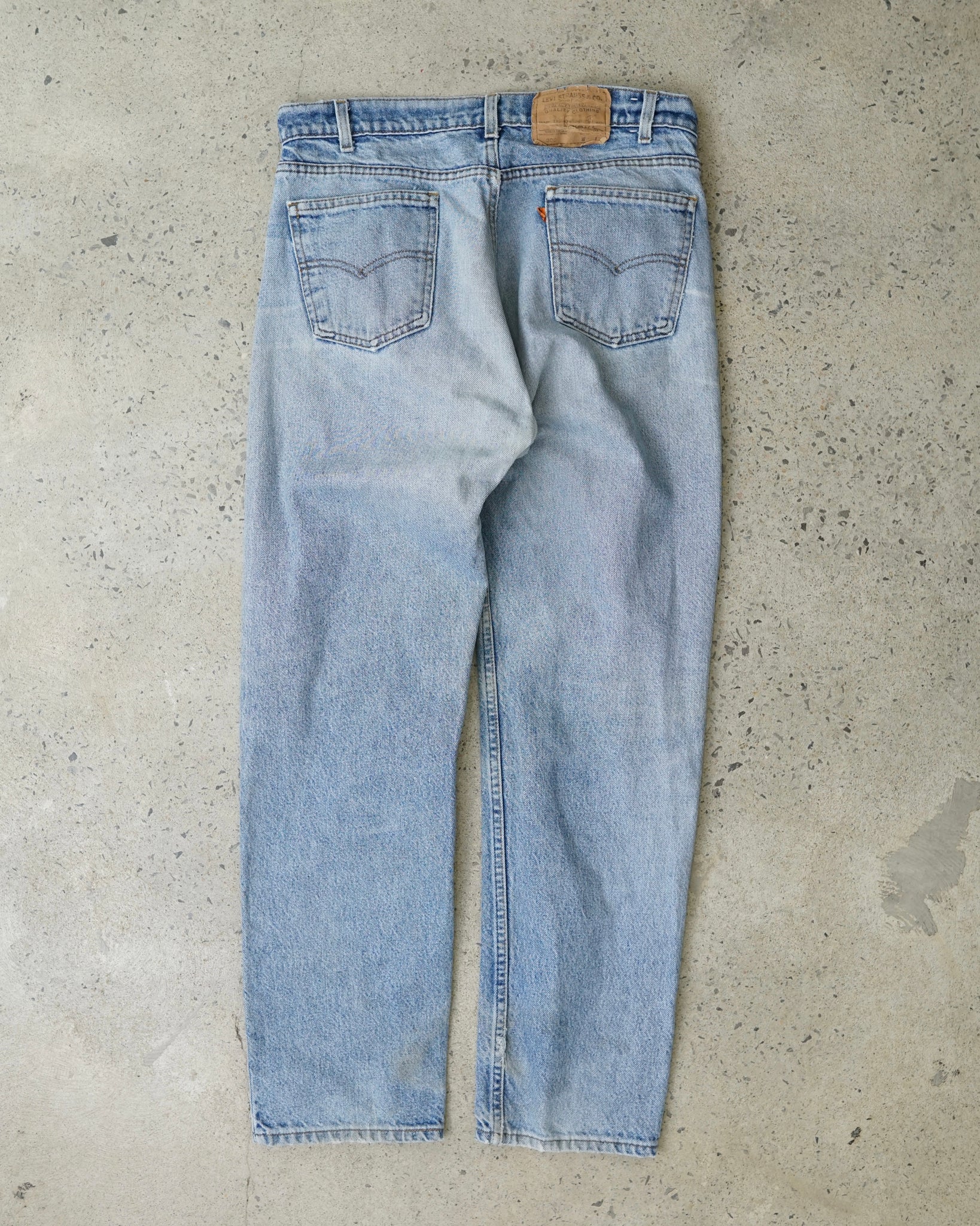 levi's 505 orange tab jeans - 33x30