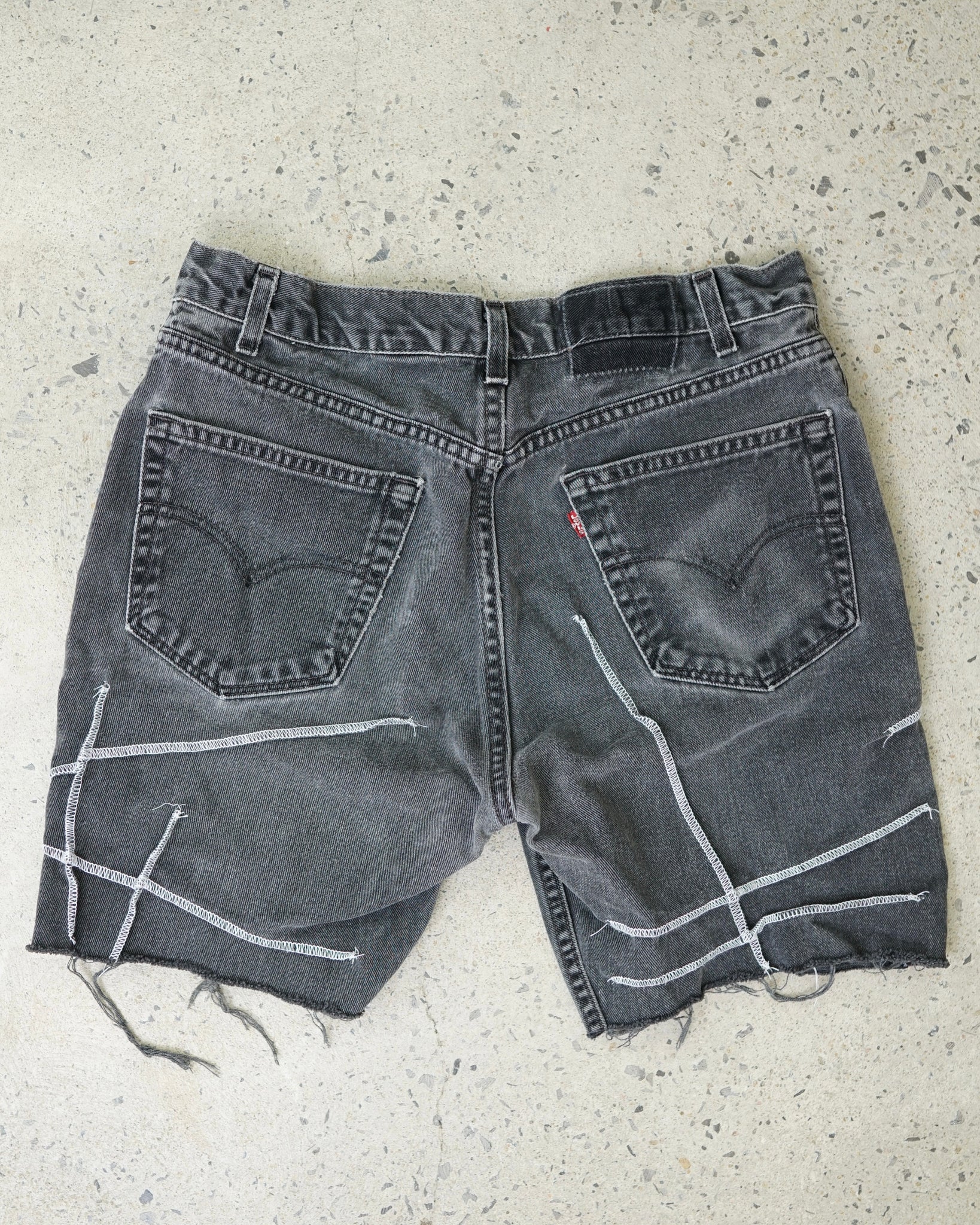 reworked levi's 505 shorts - 32