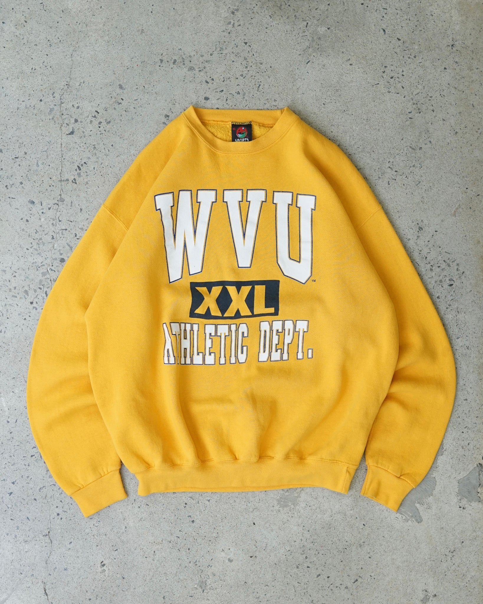 west virginia university athletic crewneck