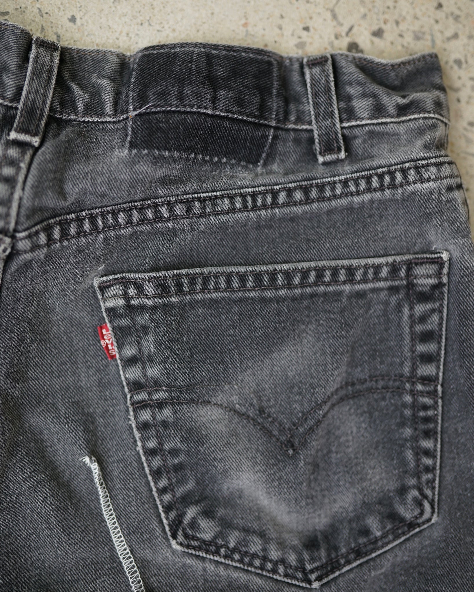 reworked levi's 505 shorts - 32