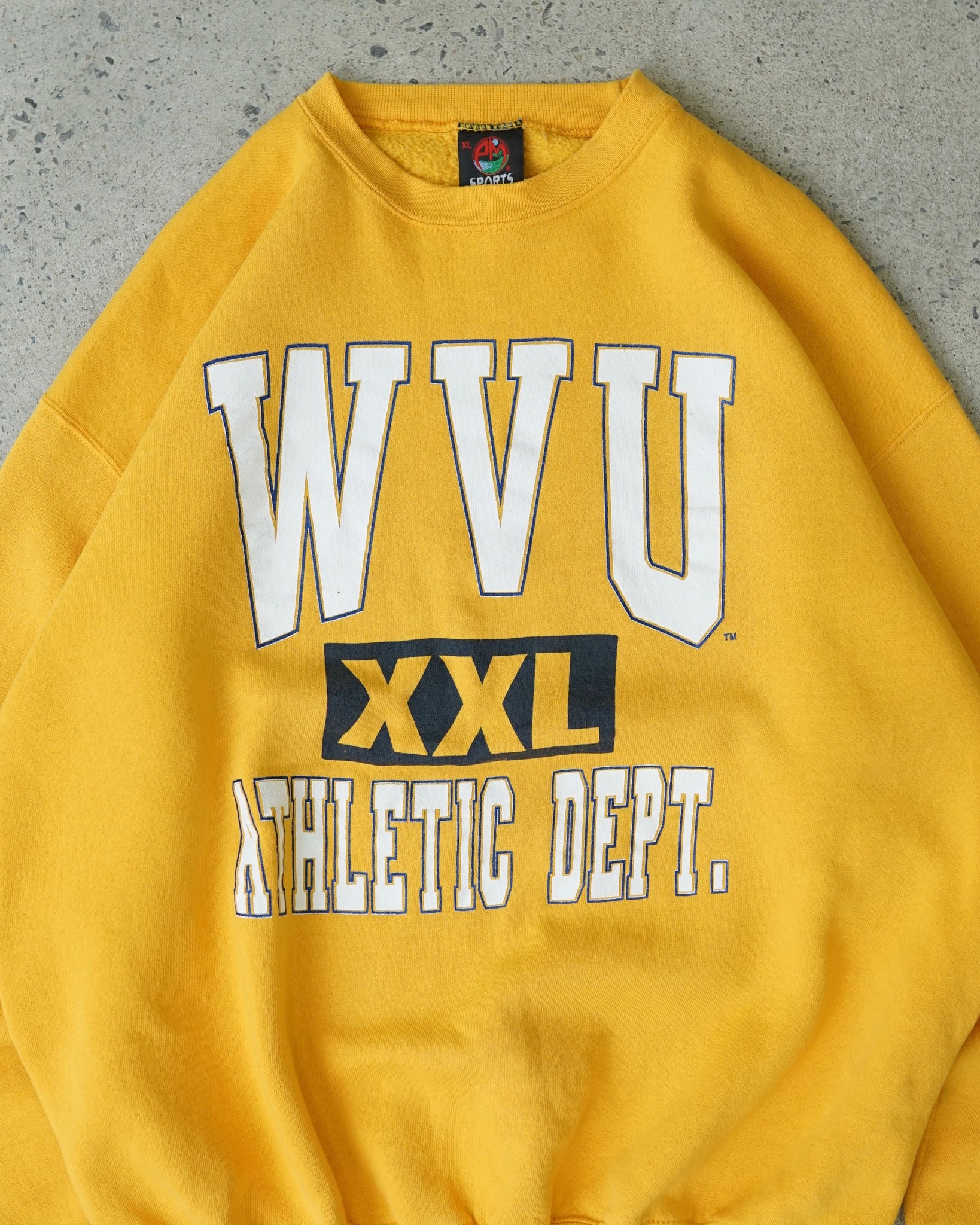 west virginia university athletic crewneck