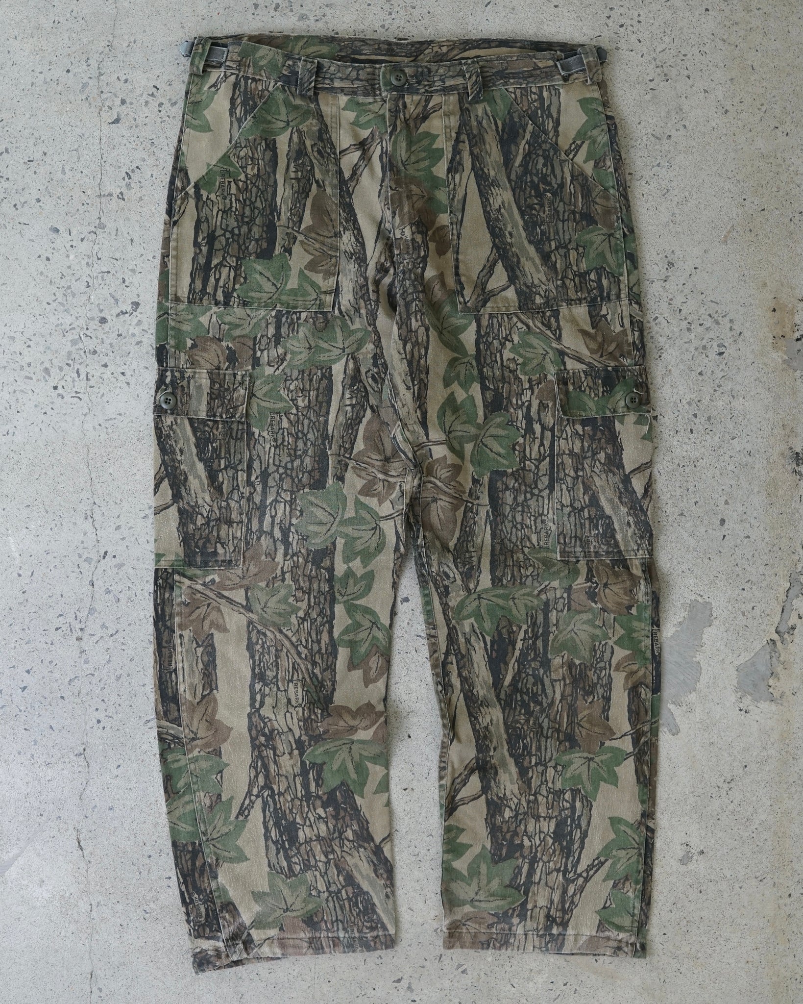 realtree camo adjustable cargo pants