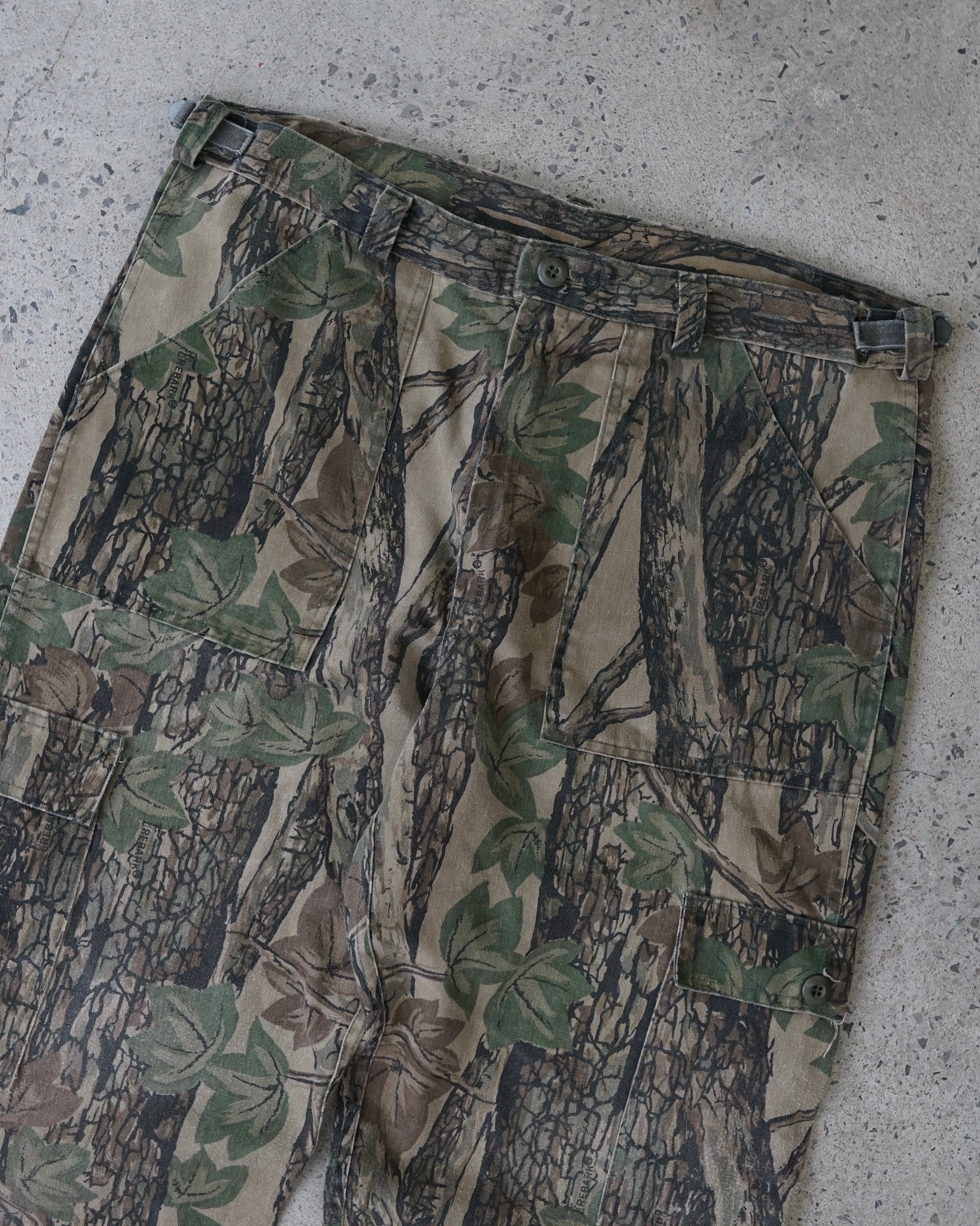 realtree camo adjustable cargo pants