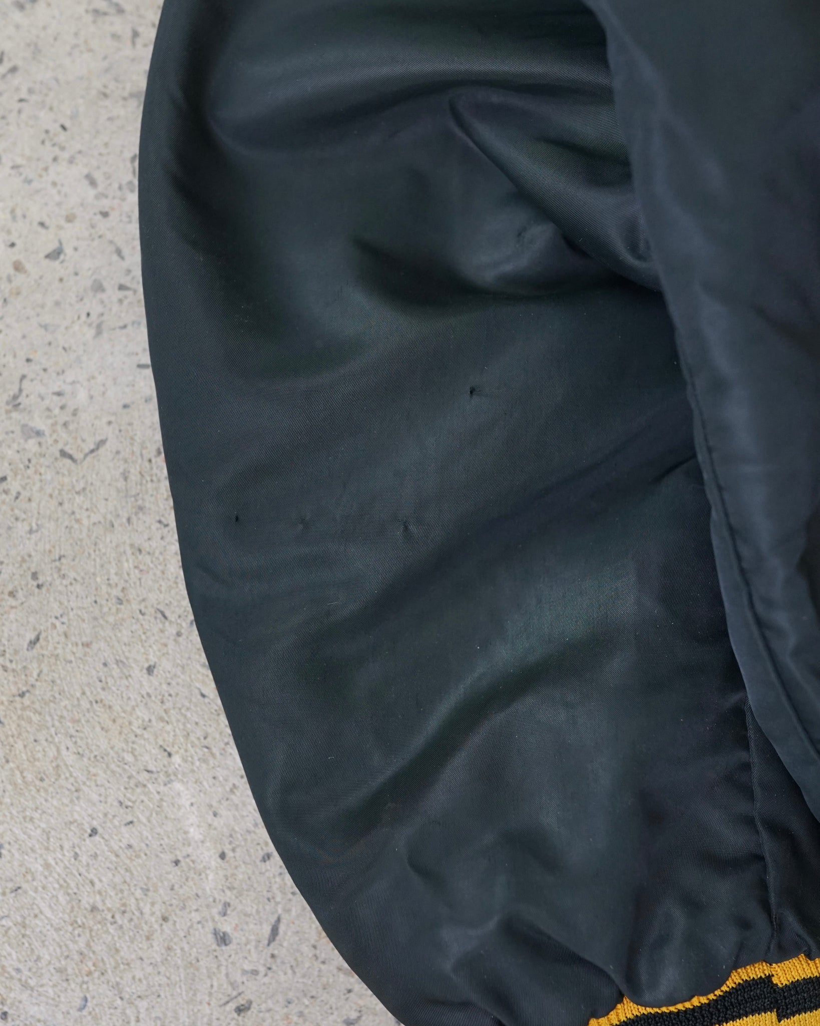walleye wizards satin bomber jacket