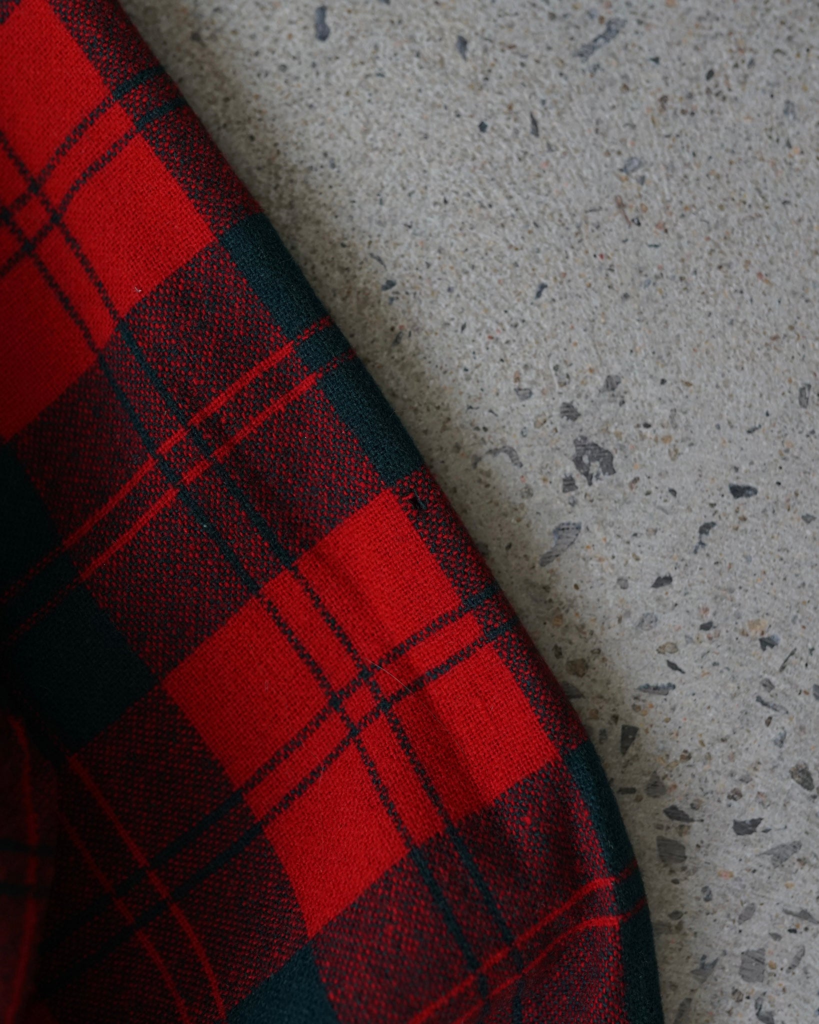 Leisurewear plaid wool flannel