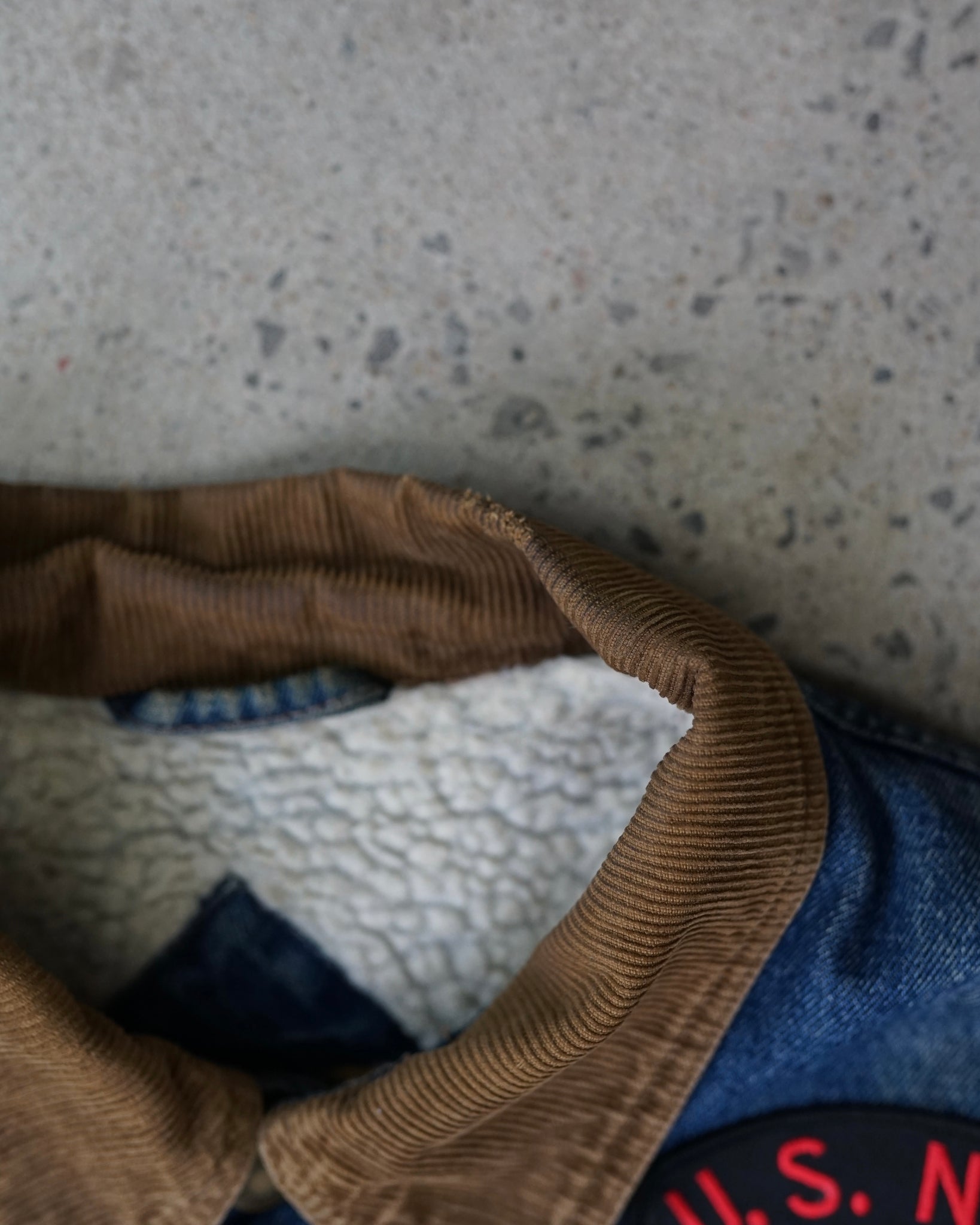 wrangler u.s. navy denim jacket