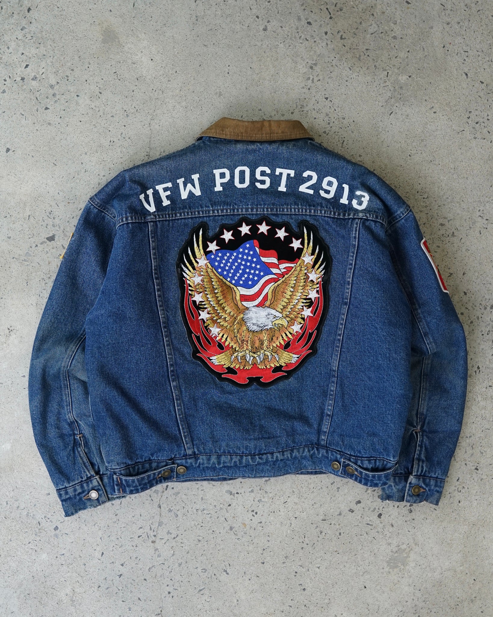 wrangler u.s. navy denim jacket
