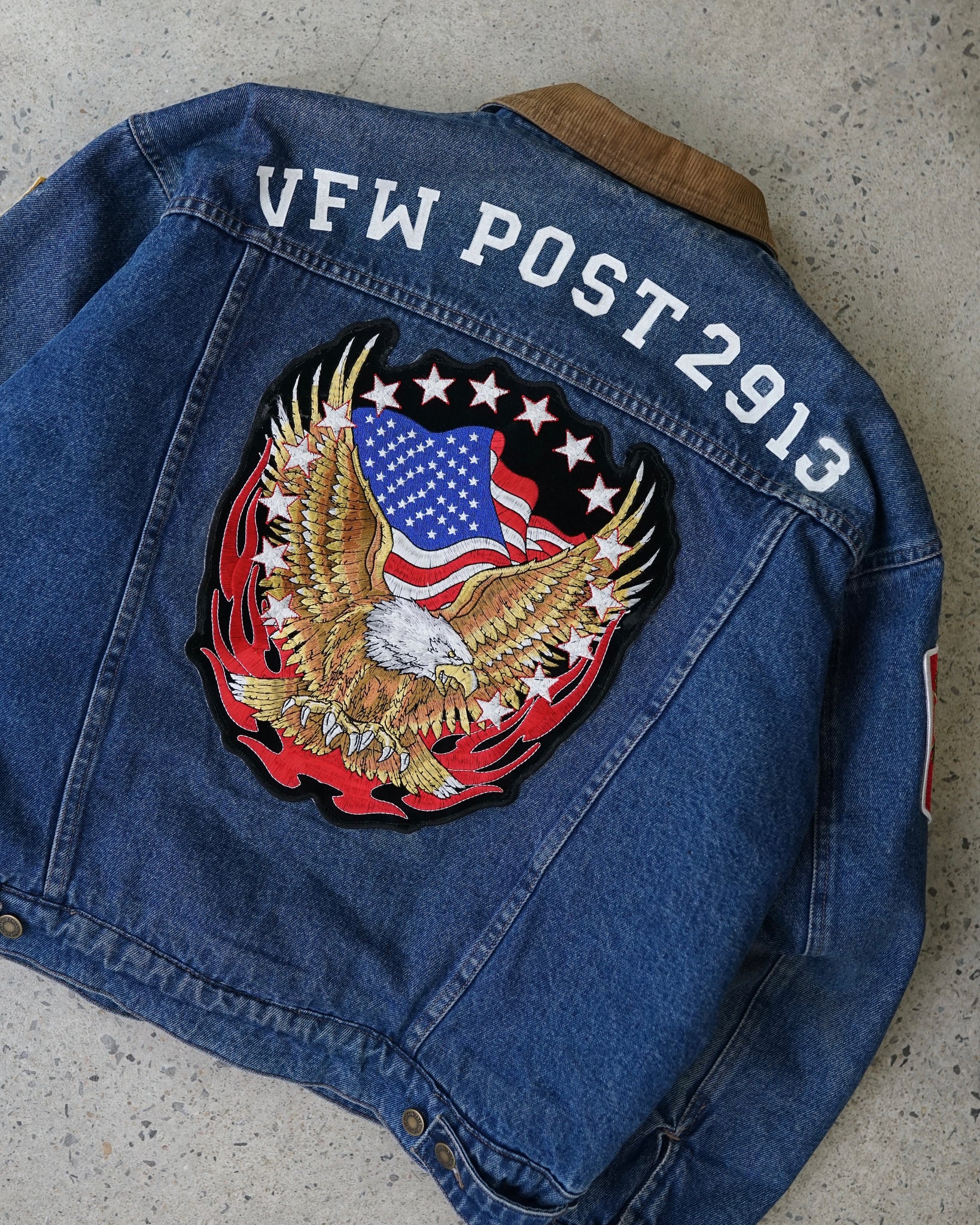 wrangler u.s. navy denim jacket