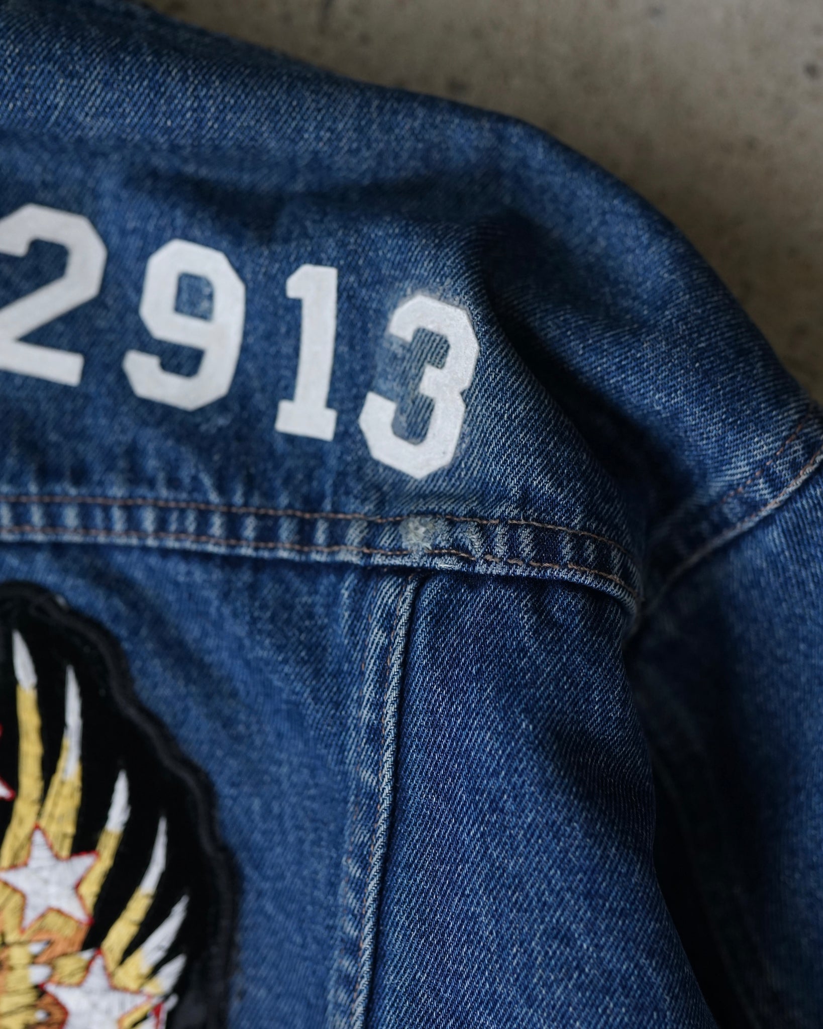 wrangler u.s. navy denim jacket