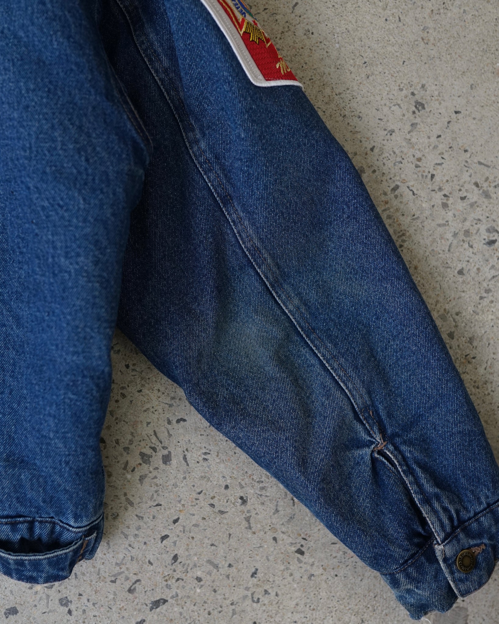 wrangler u.s. navy denim jacket