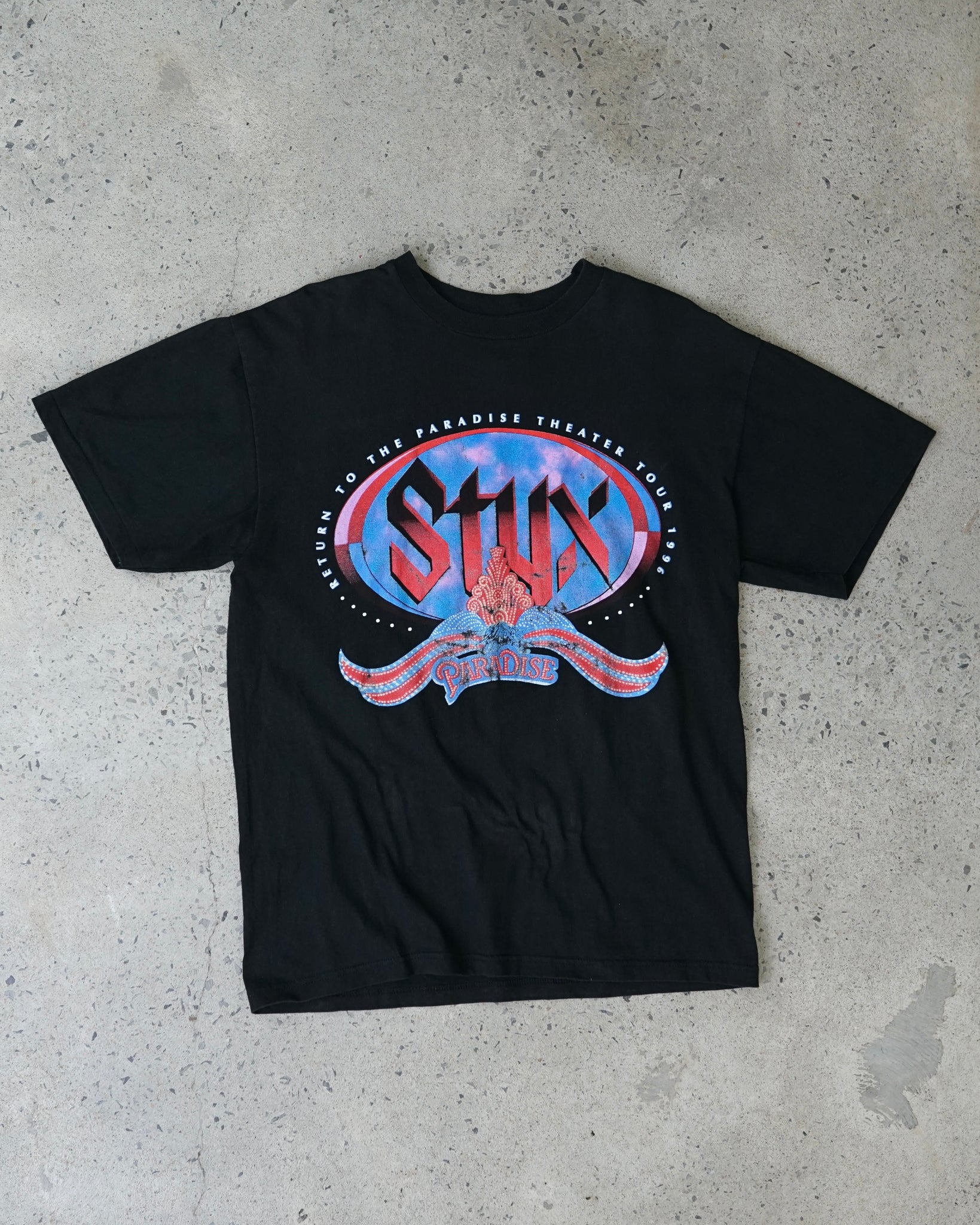 styx tour 1996 rock band t-shirt