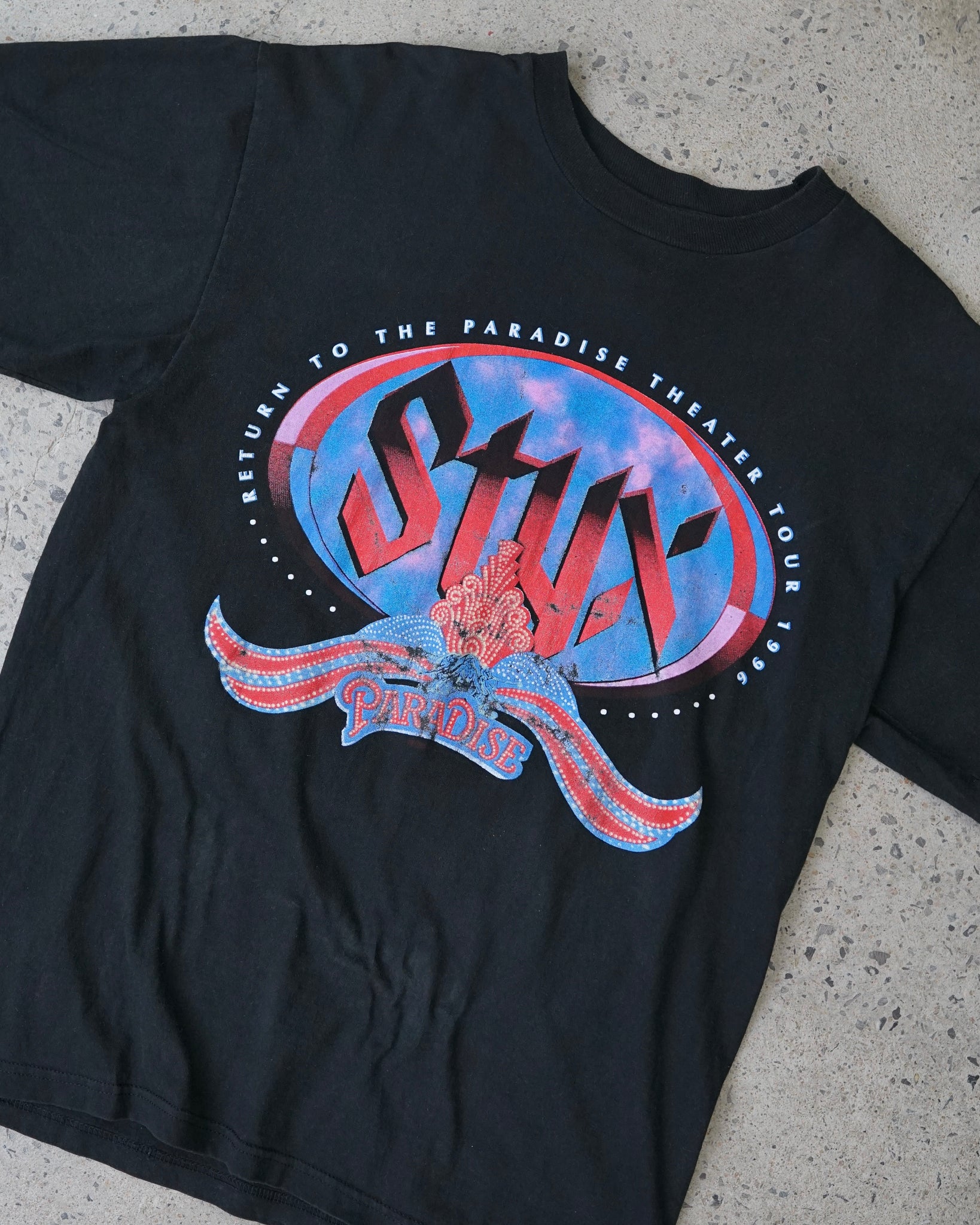styx tour 1996 rock band t-shirt