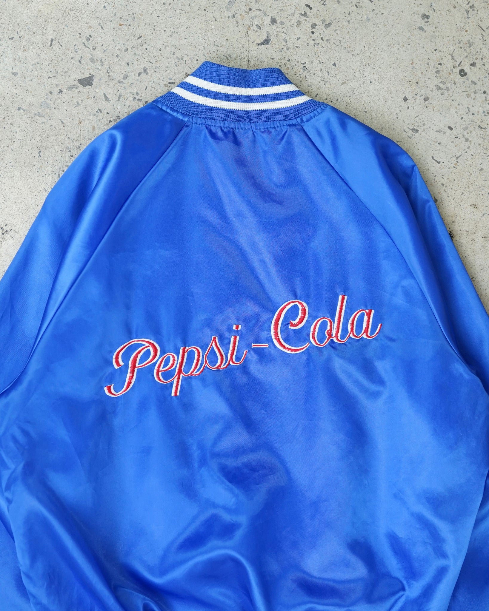 pepsi cola satin jacket - small