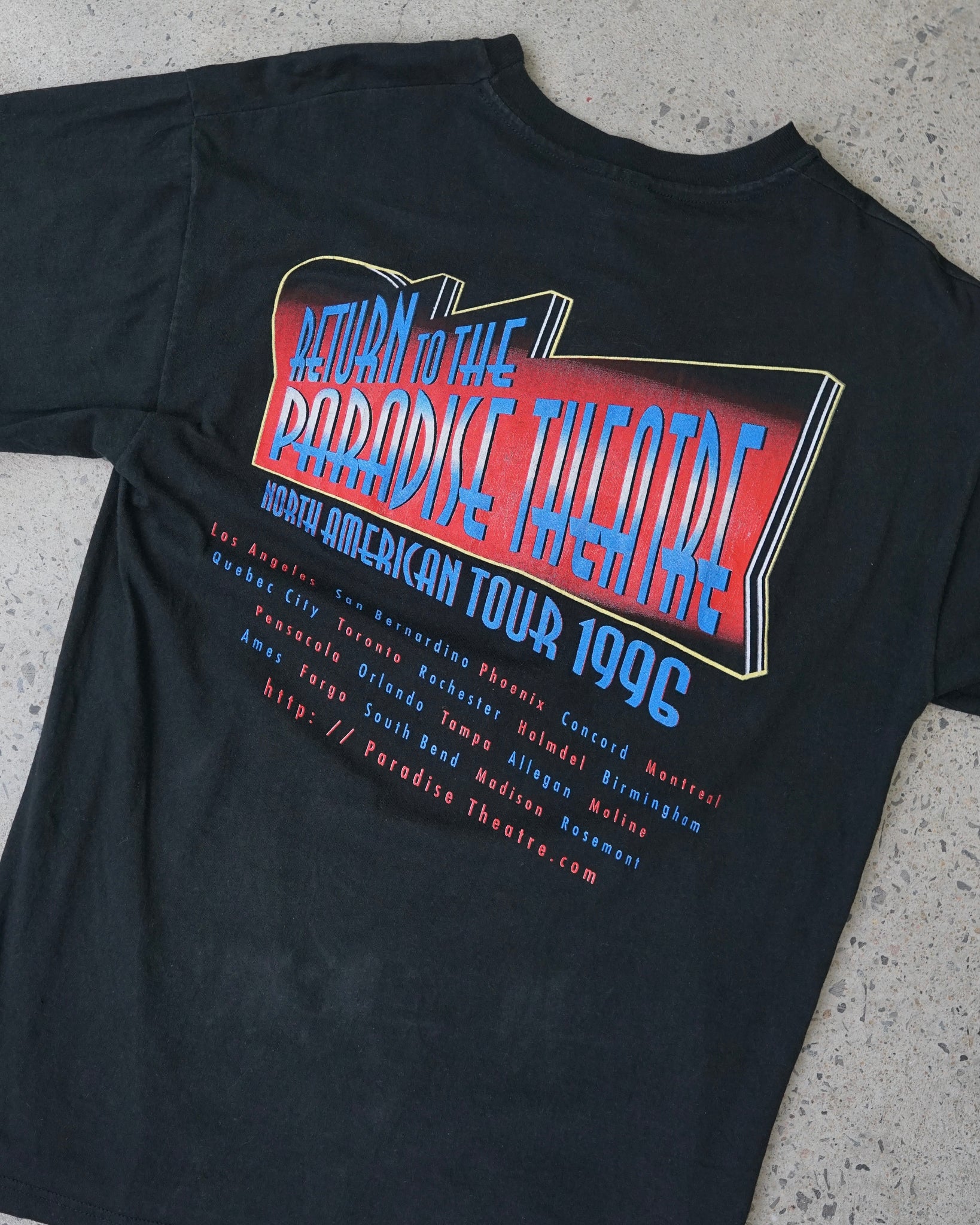 styx tour 1996 rock band t-shirt