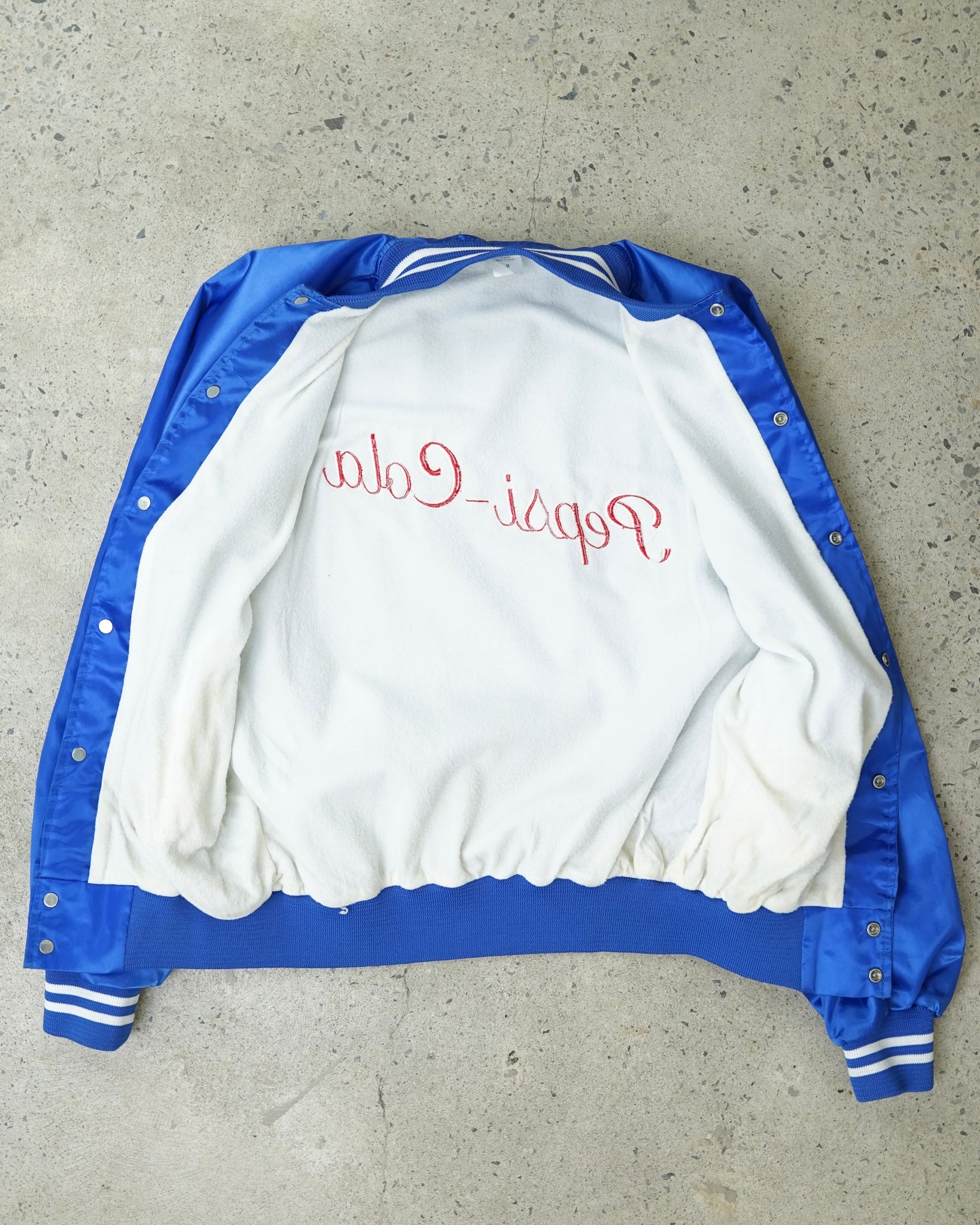 pepsi cola satin jacket - small