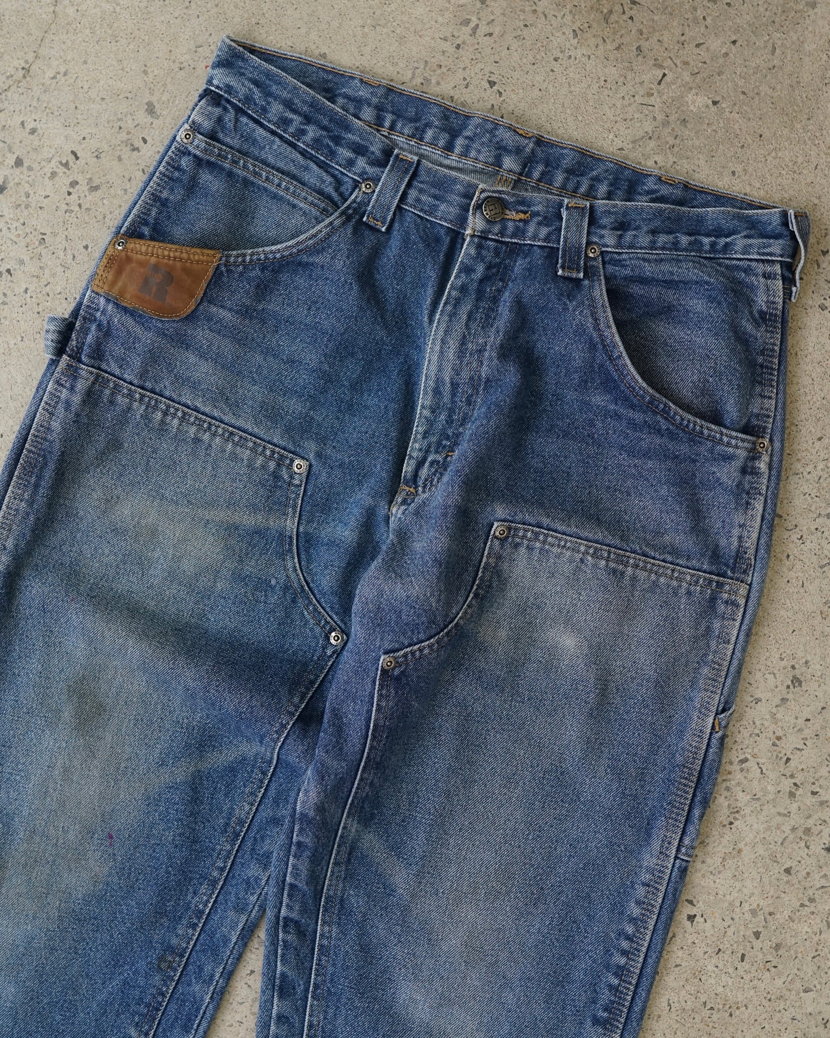 wrangler riggs double knees carpenter jeans