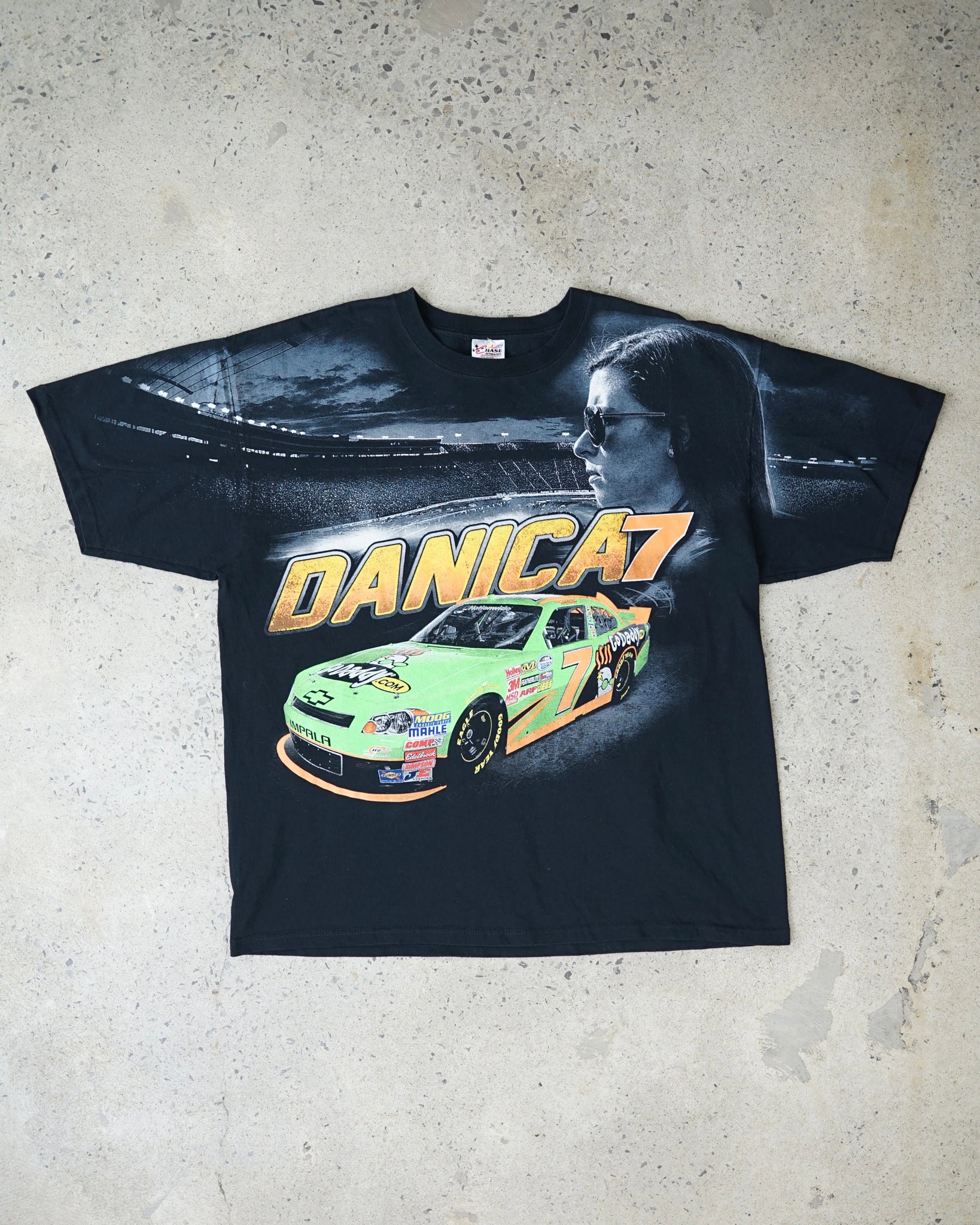 danica racing all over print t-shirt - short XXL