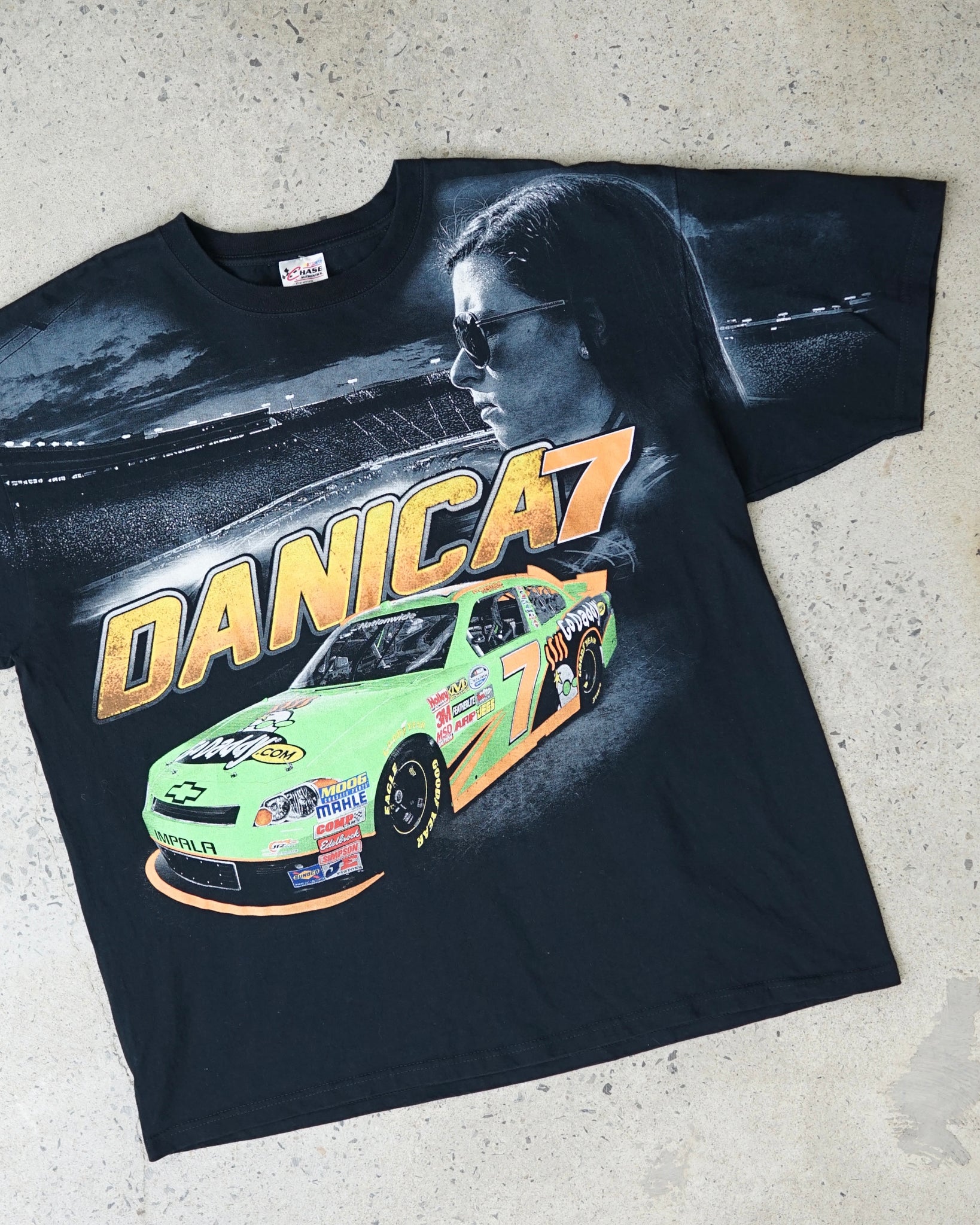 danica racing all over print t-shirt - short XXL