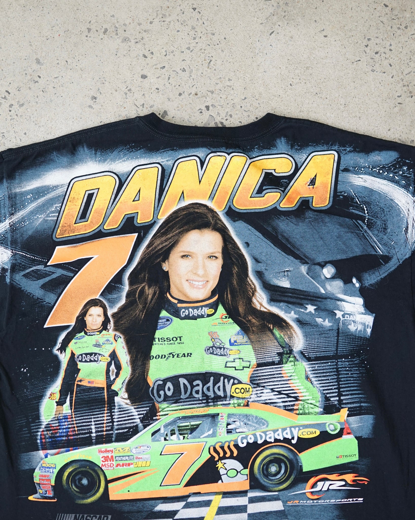 danica racing all over print t-shirt - short XXL