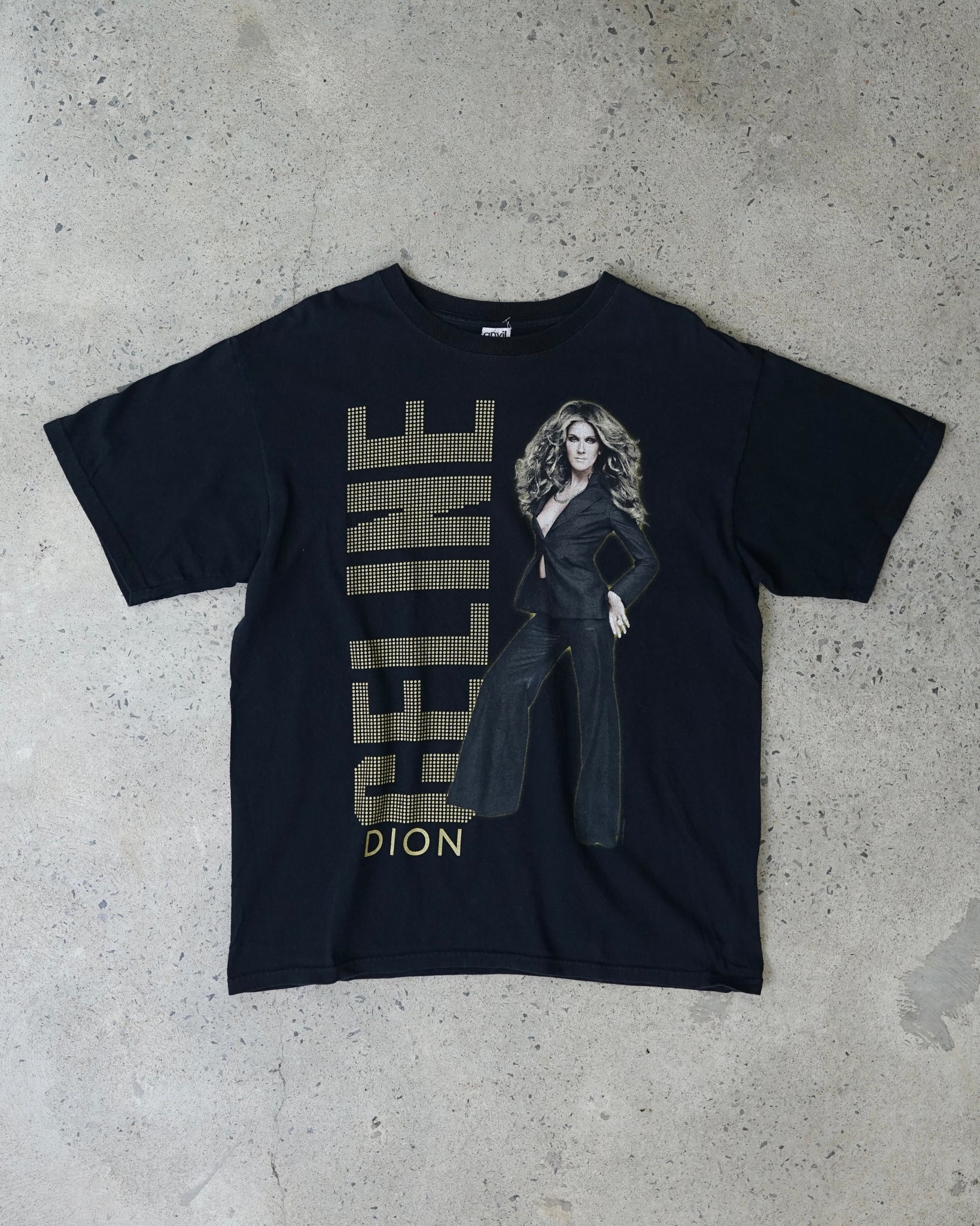 celine dion world tour 2008 t-shirt