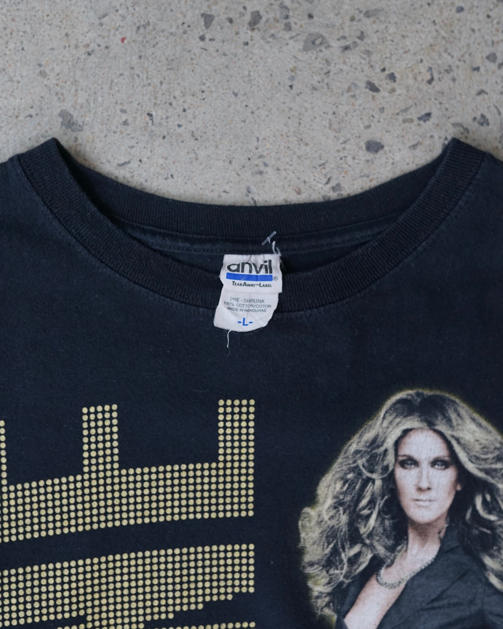 celine dion world tour 2008 t-shirt