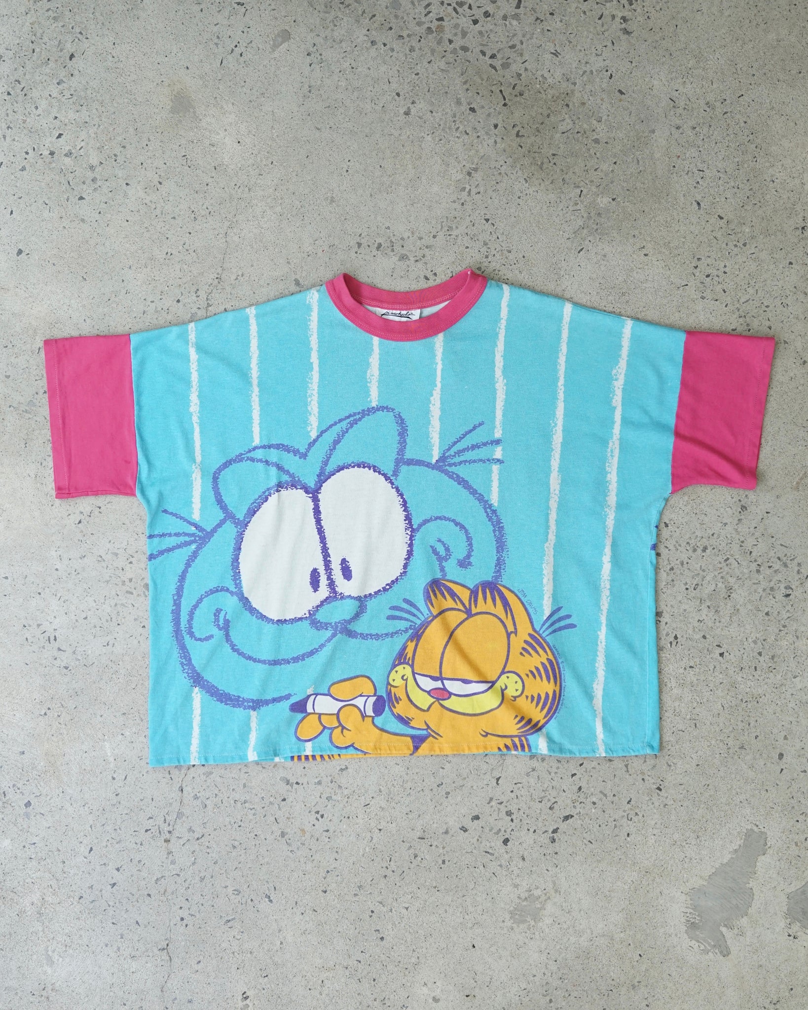 garfield 90s crop t-shirt