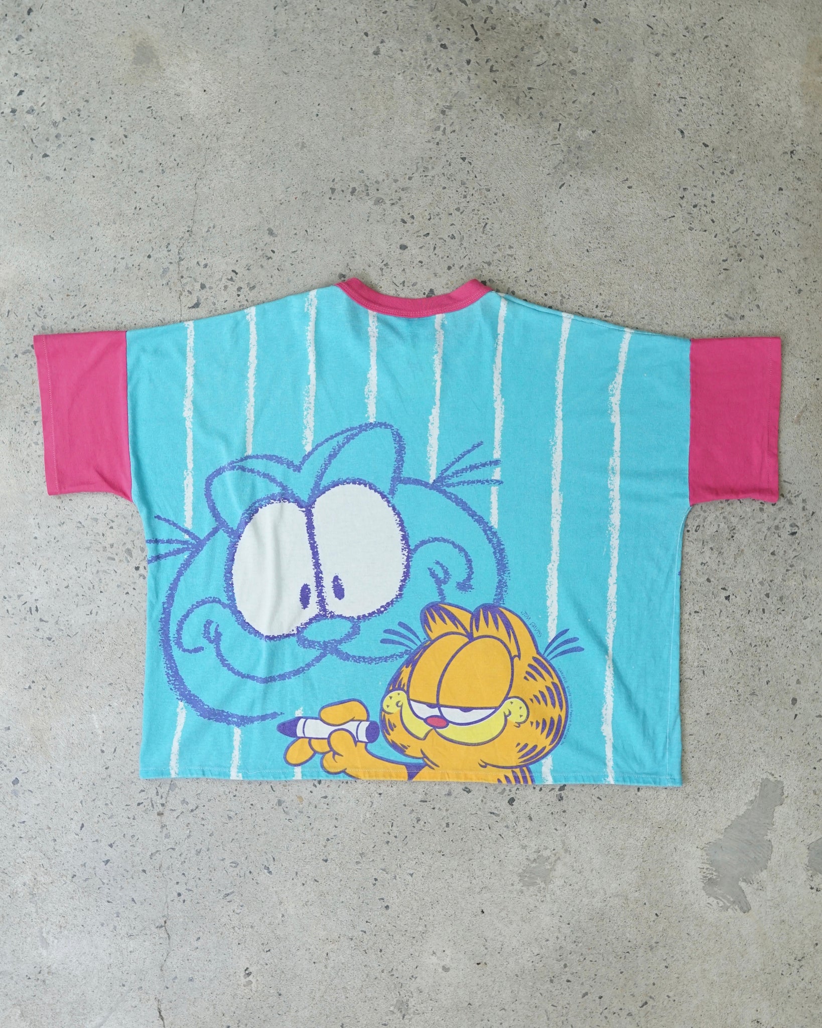 garfield 90s crop t-shirt