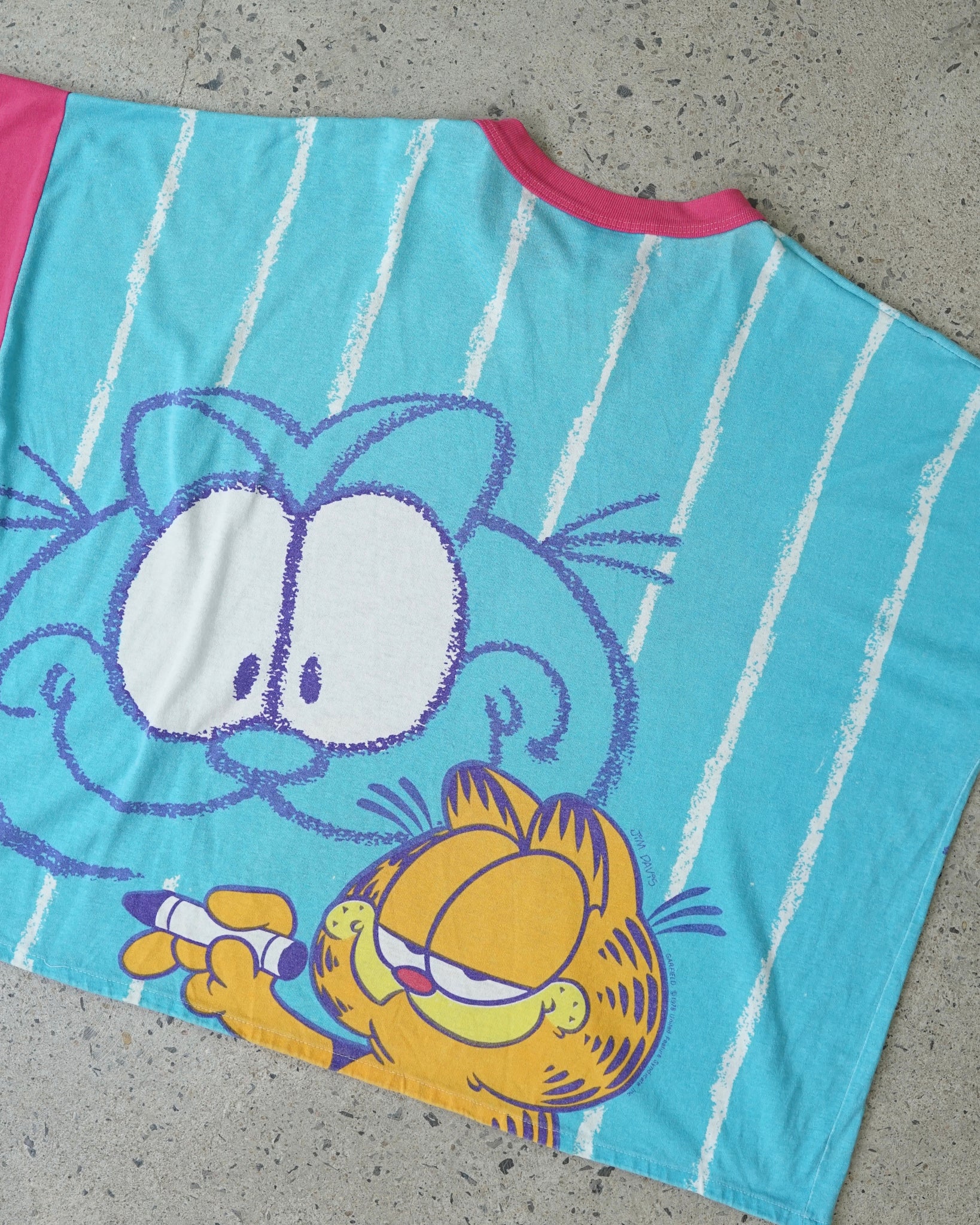 garfield 90s crop t-shirt