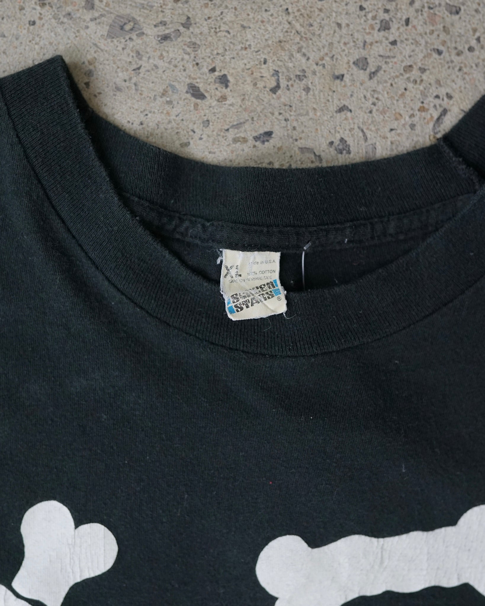 shake rattle and roll glow in the dark 80s t-shirt